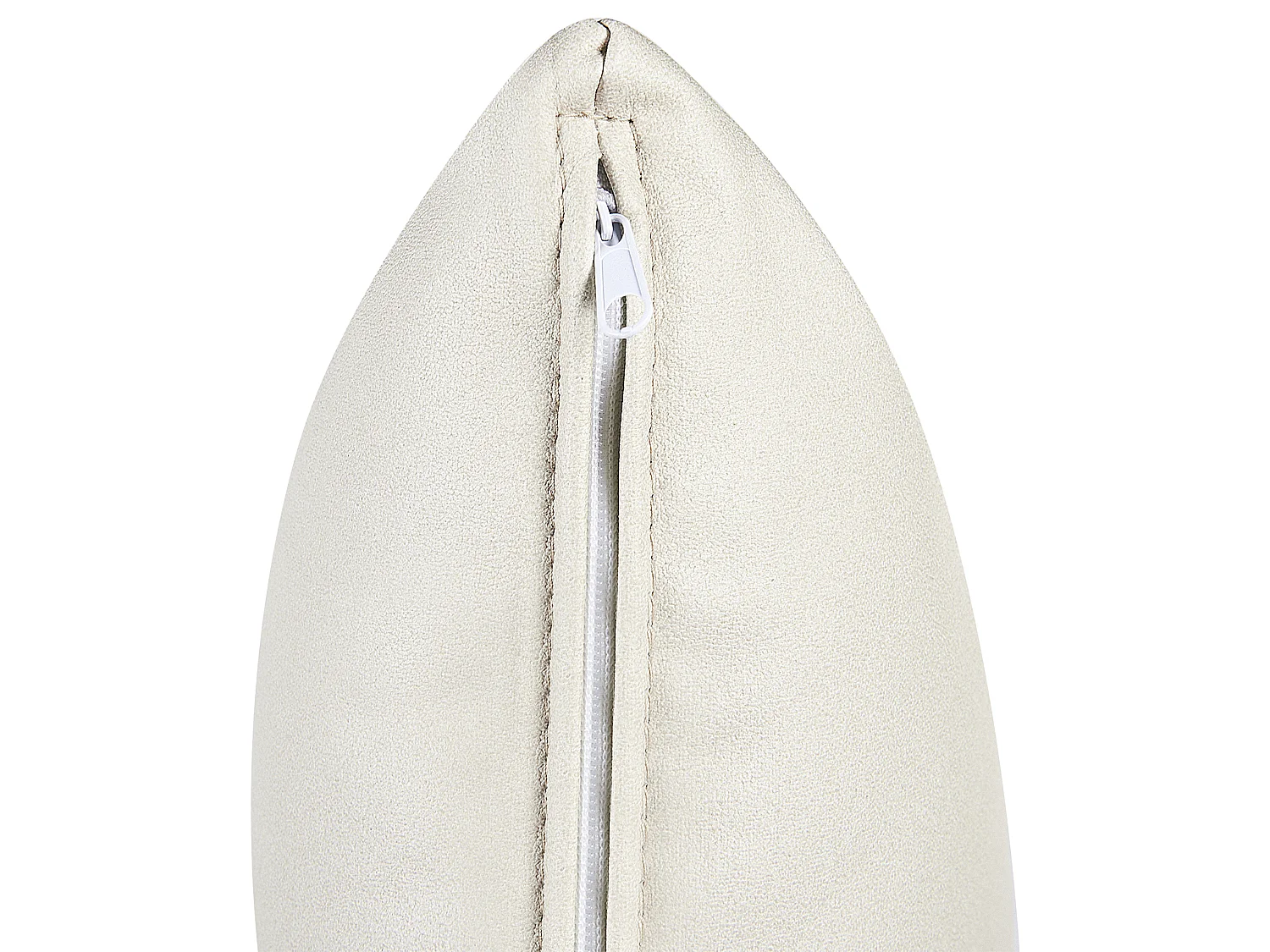 Chaise longue versione sinistra LANNILS Pelle sintetica Bianco sporco