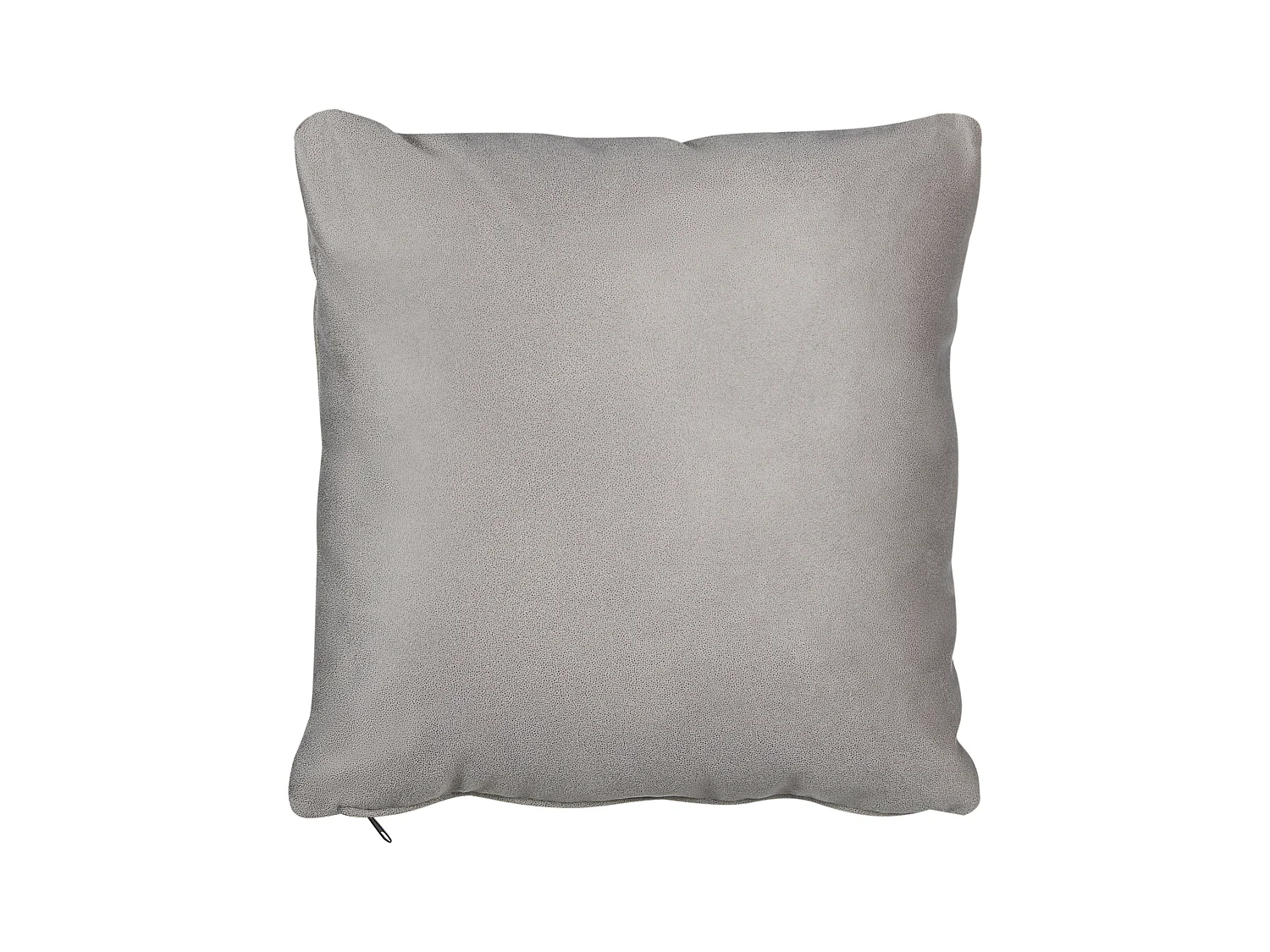 Chaiselongue links Samt beige taupe mit schwarzen Metallbeinen Kissen Lannils