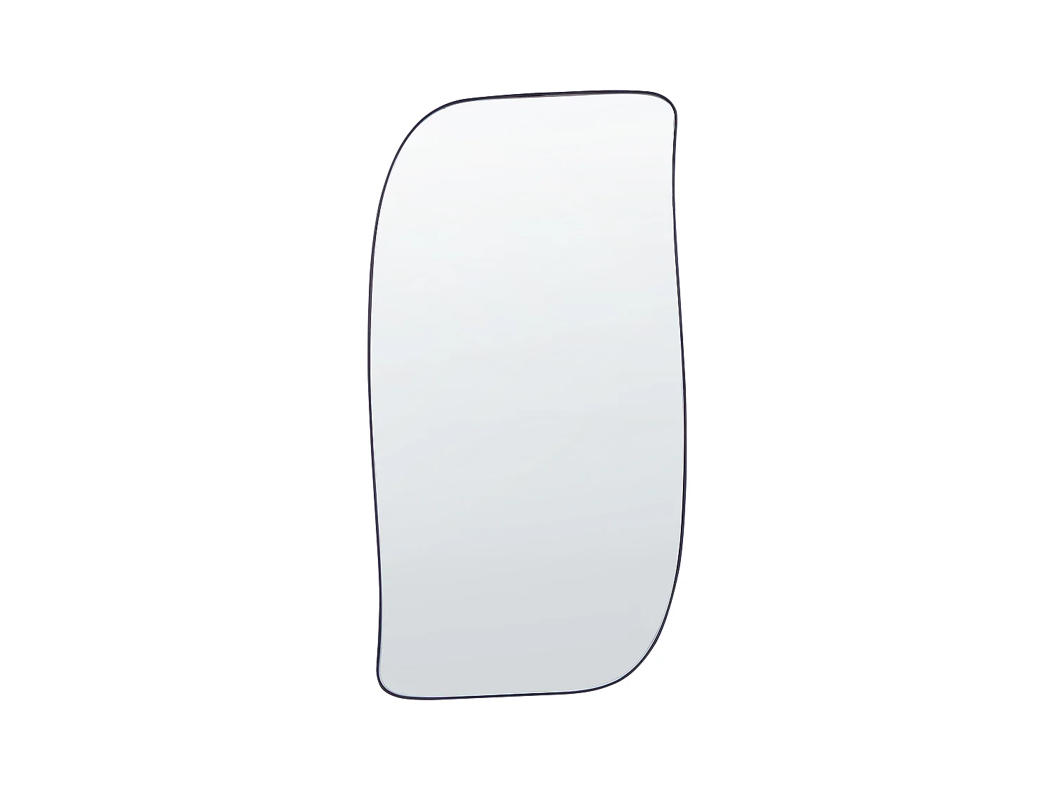 Miroir MONTCLUS 37 cm 70 cm Métal Noir