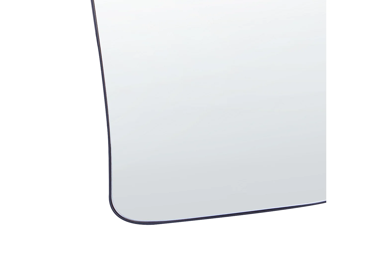 Miroir MONTCLUS 37 cm 70 cm Métal Noir