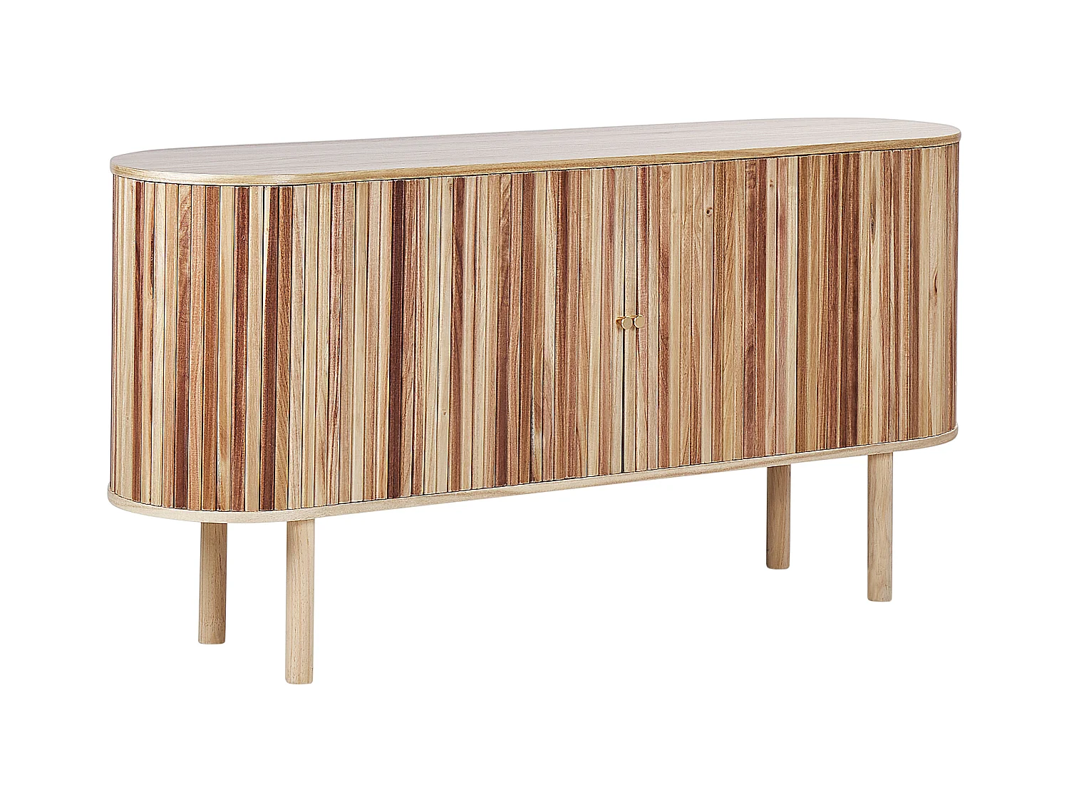 Armoire MANARA Bois de paulownia Marron clair