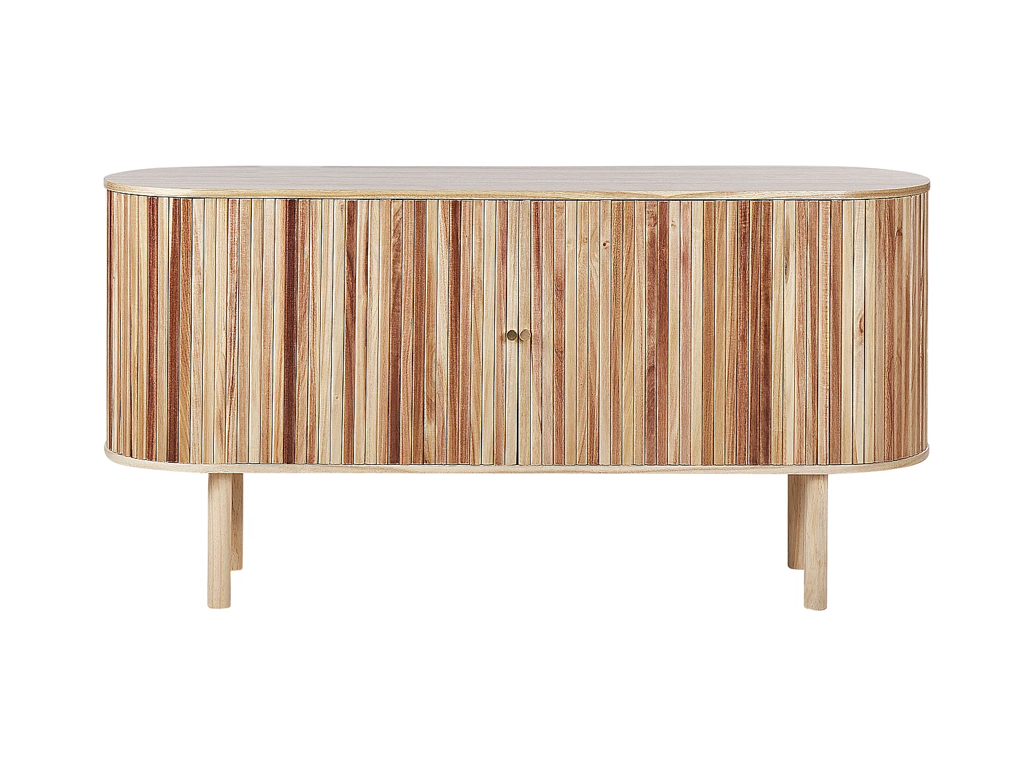 Kast MANARA Paulowniahout Lichtbruin