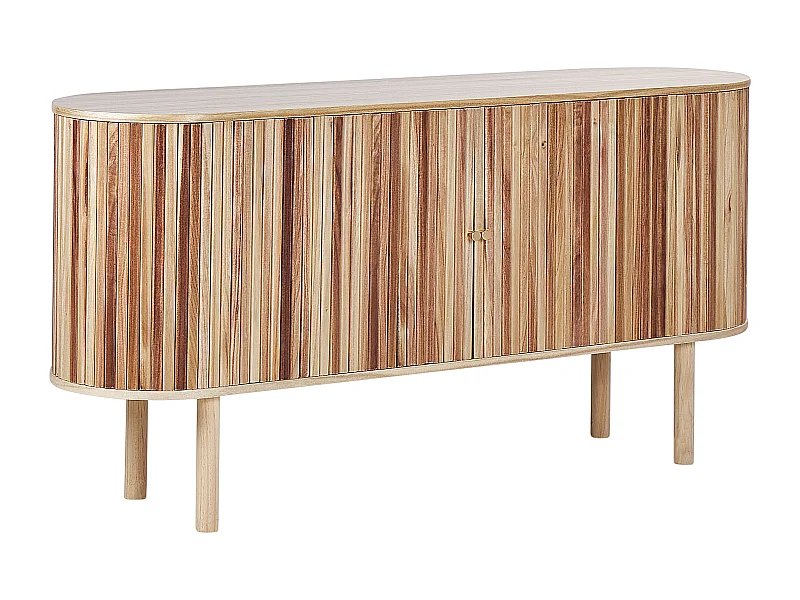 Armadio MANARA Legno di Paulownia Marrone chiaro