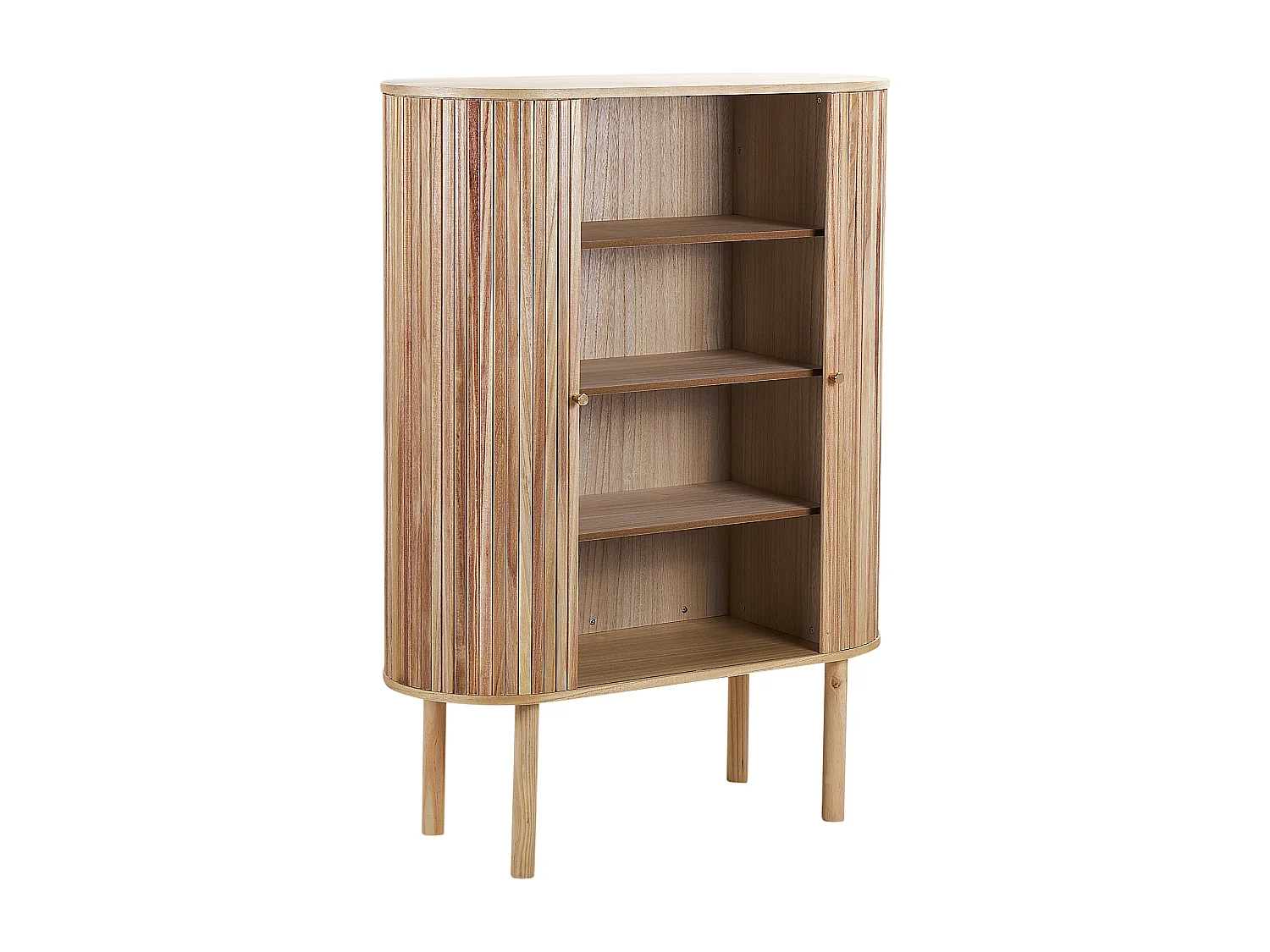 Kast MANARA Paulowniahout Lichtbruin
