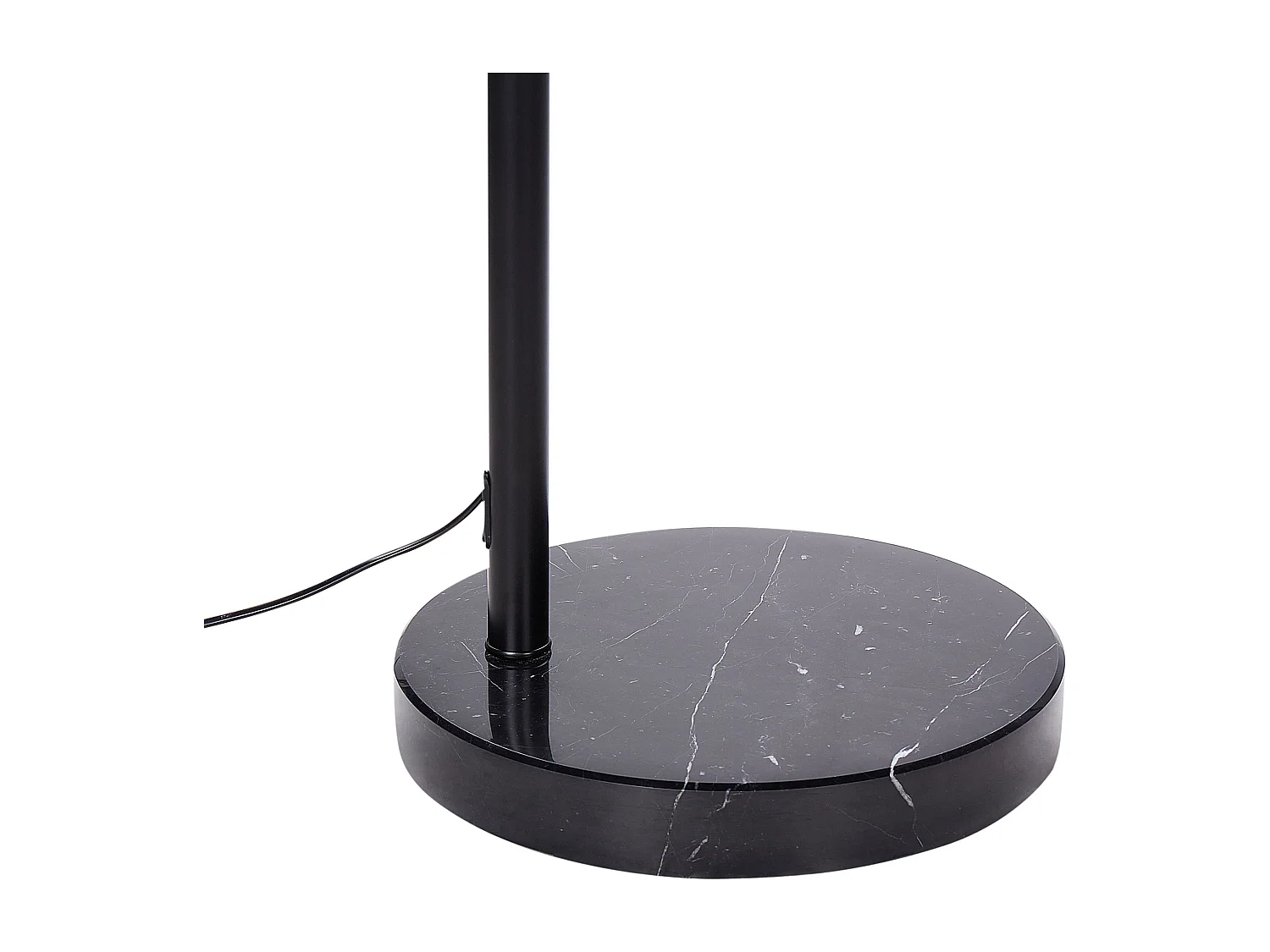 Stehlampe mit Papierschirm natürlich gefaltete Optik rund 1-flammig Boho Herron