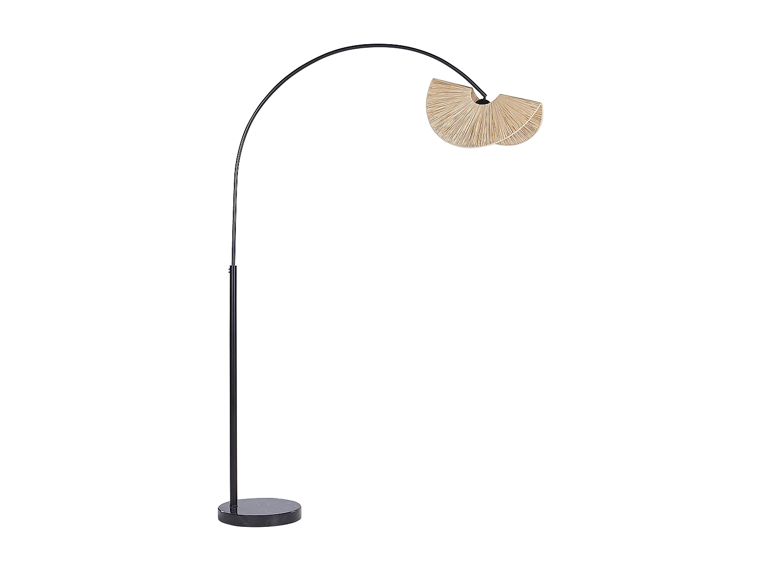 Stehlampe HERRON Naturfarben