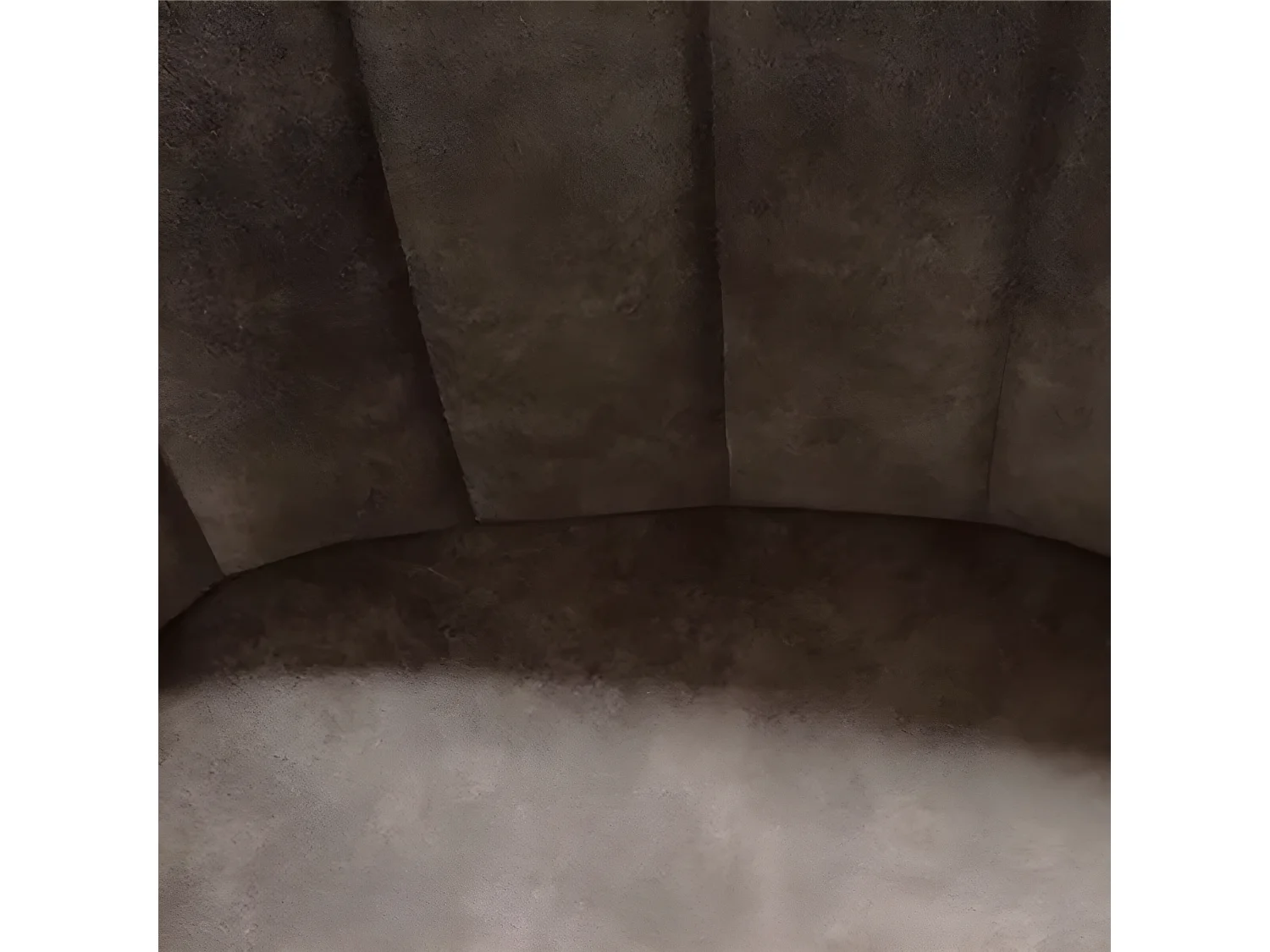 Chaise rotative Xara gris pieds métal noir