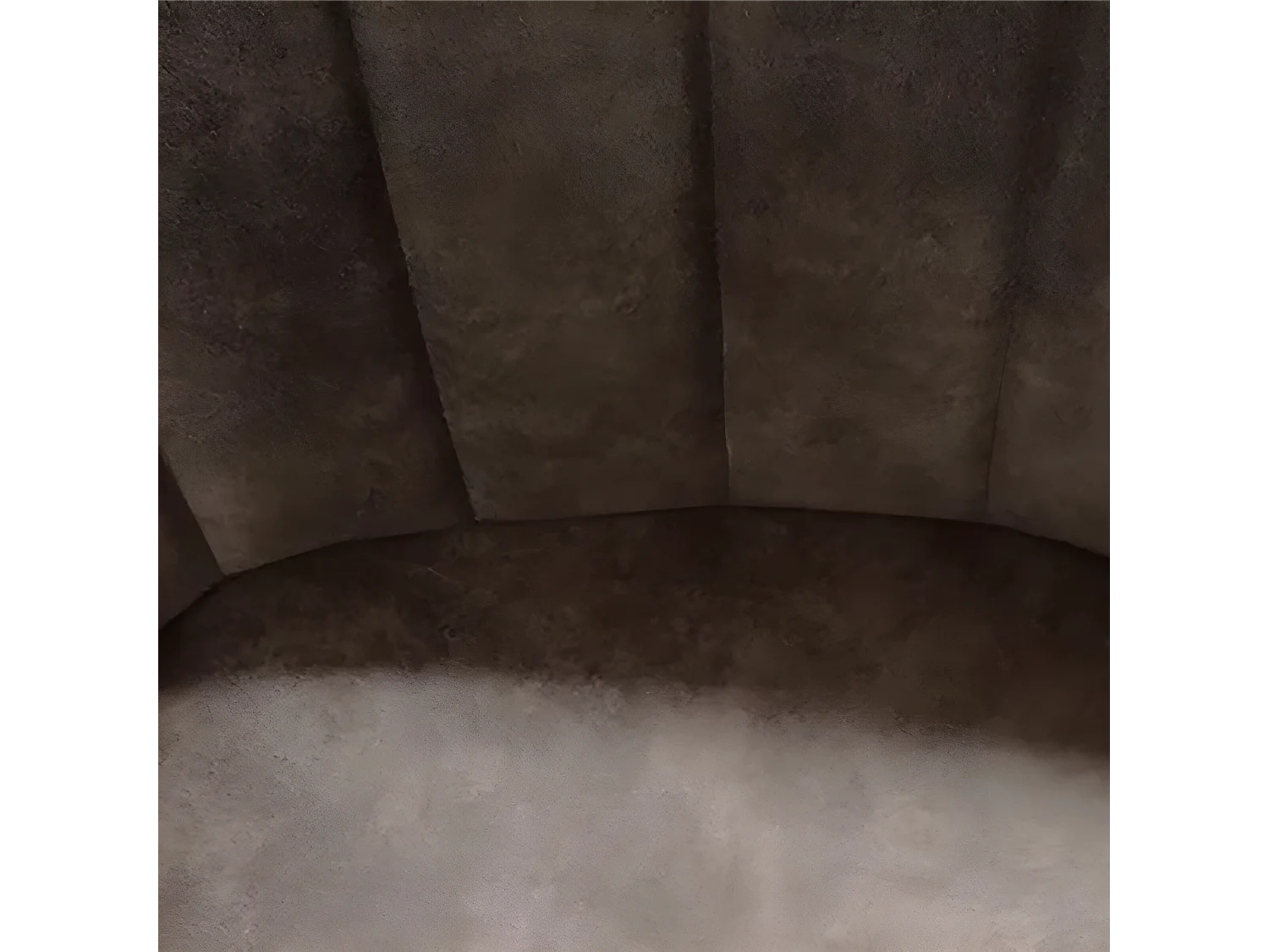 Chaise rotative Xara gris pieds métal noir