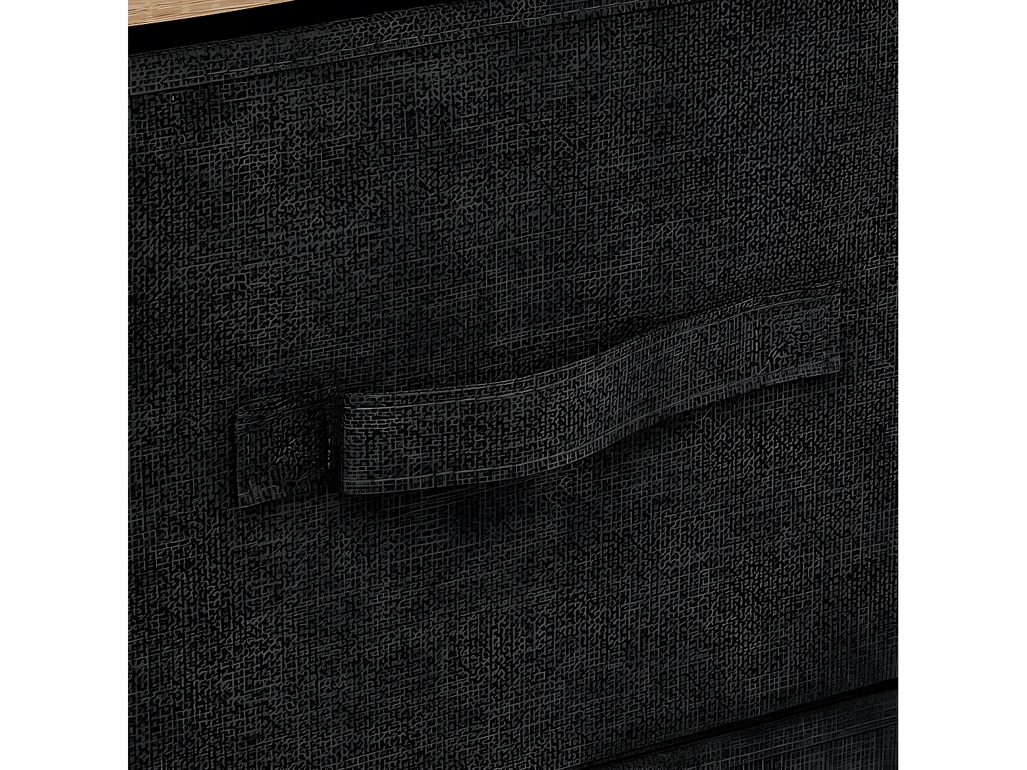 Meuble de Rangement 5 Tiroirs "Tissa" 114cm Gris Foncé