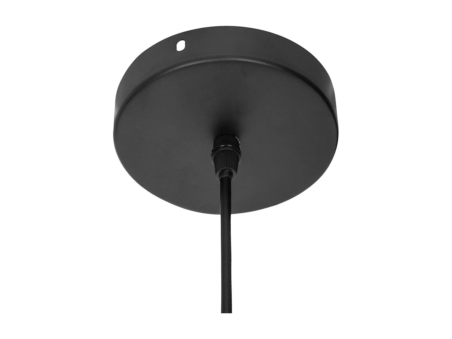 Schwarze Metall-Pendelleuchte 57 x 16 x 58 cm