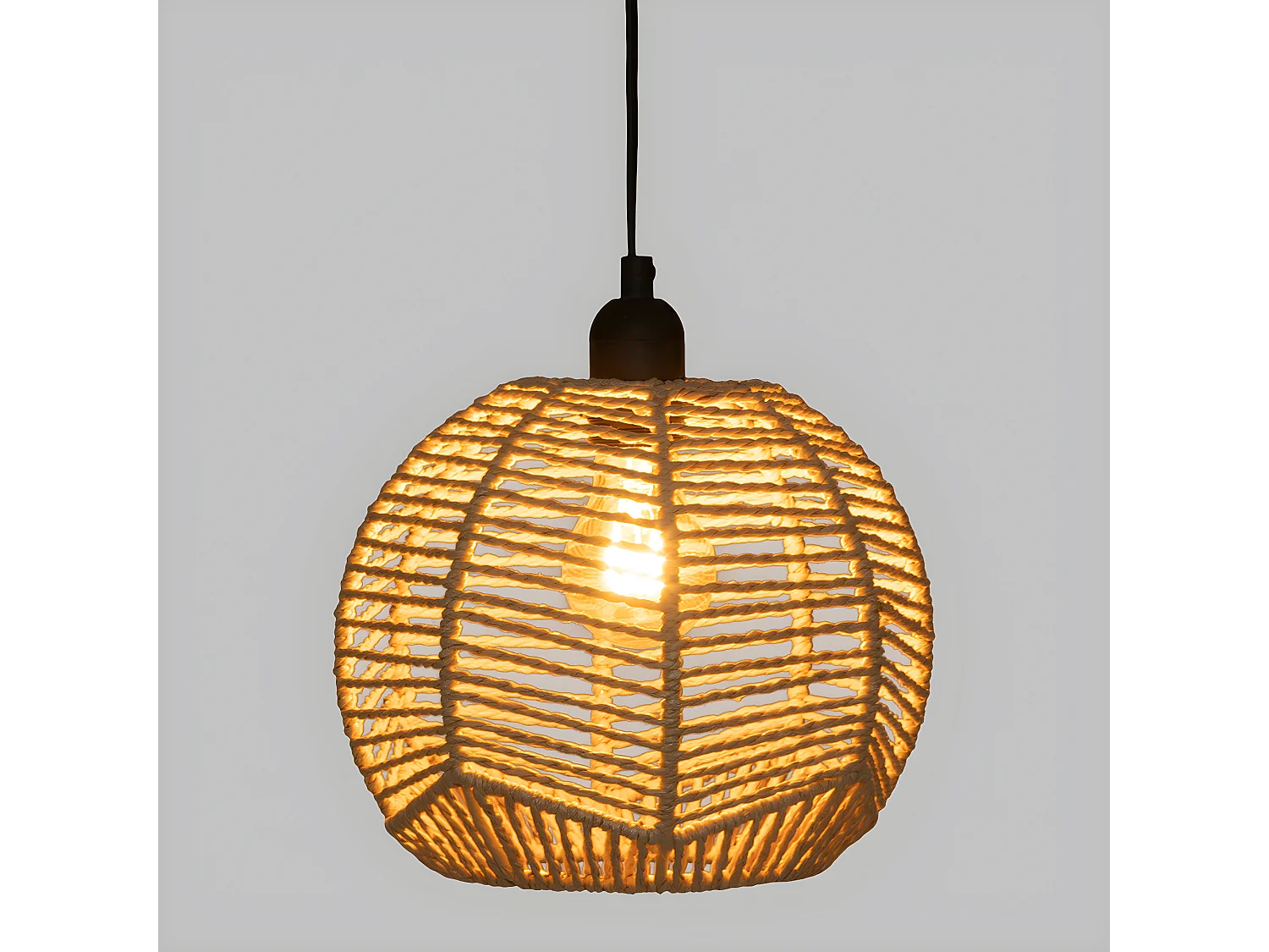 Aufhängung aus Naturseil 24 x 18 cm