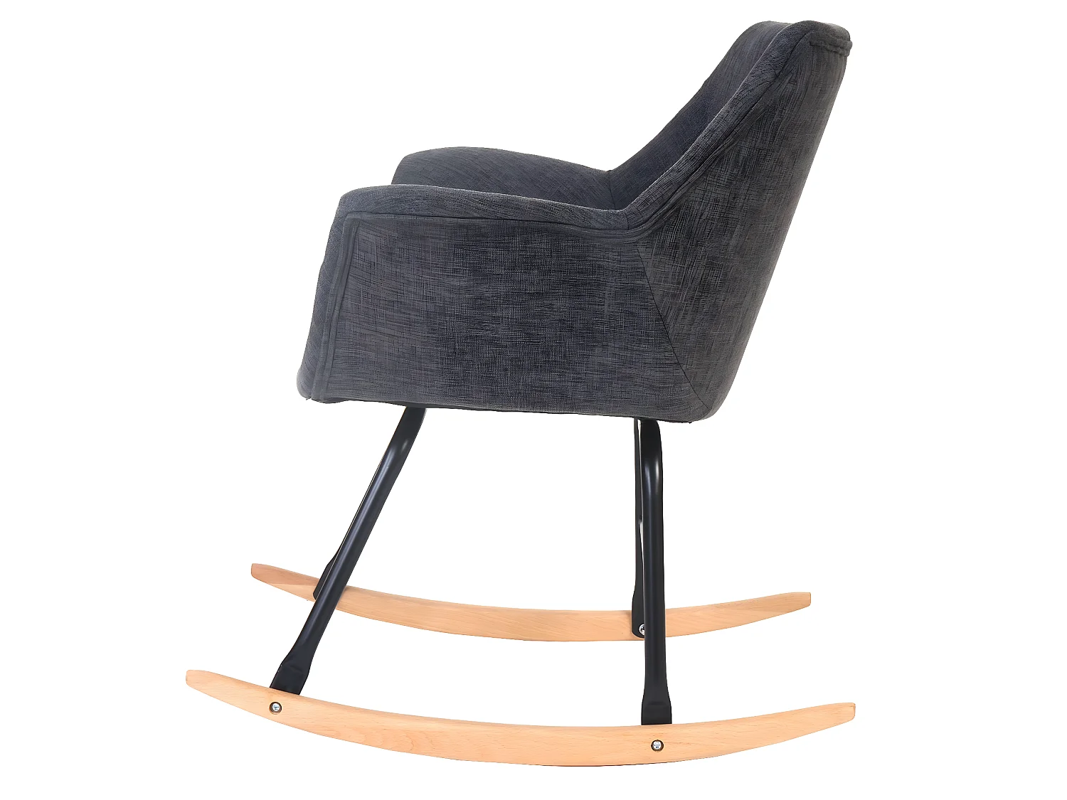 Fauteuil à bascule Vaasa T820,  tissu, gris