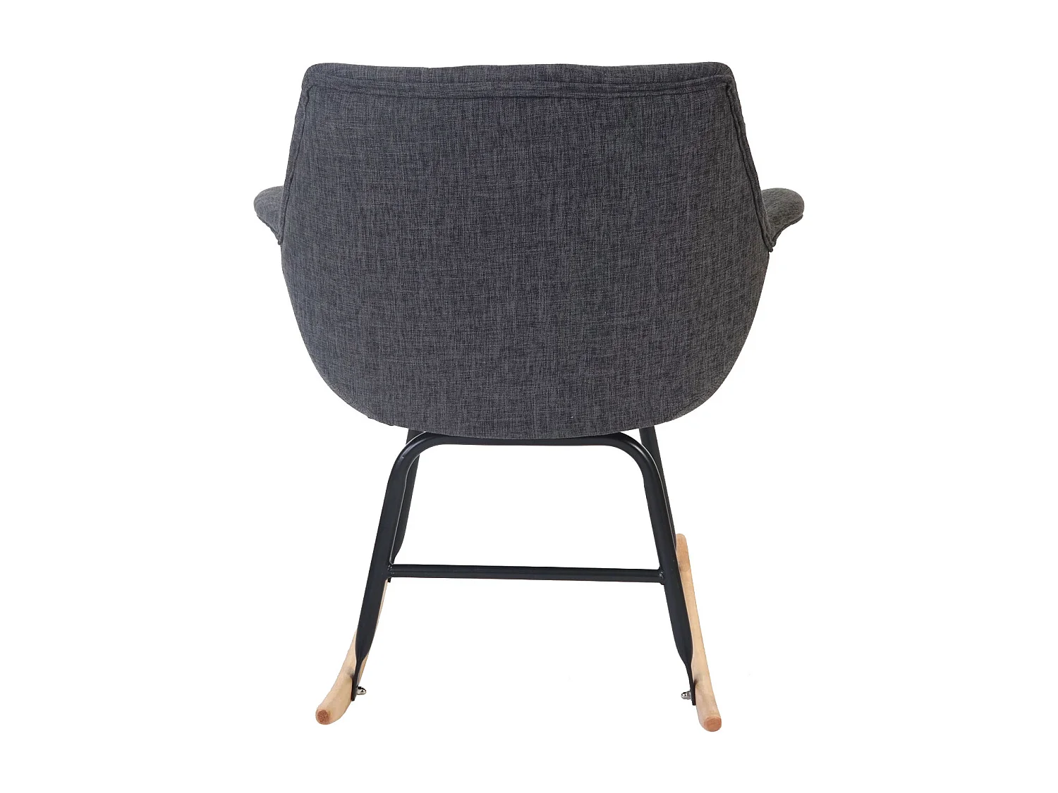 Fotel bujany Vaasa T820,  tekstylny, szary