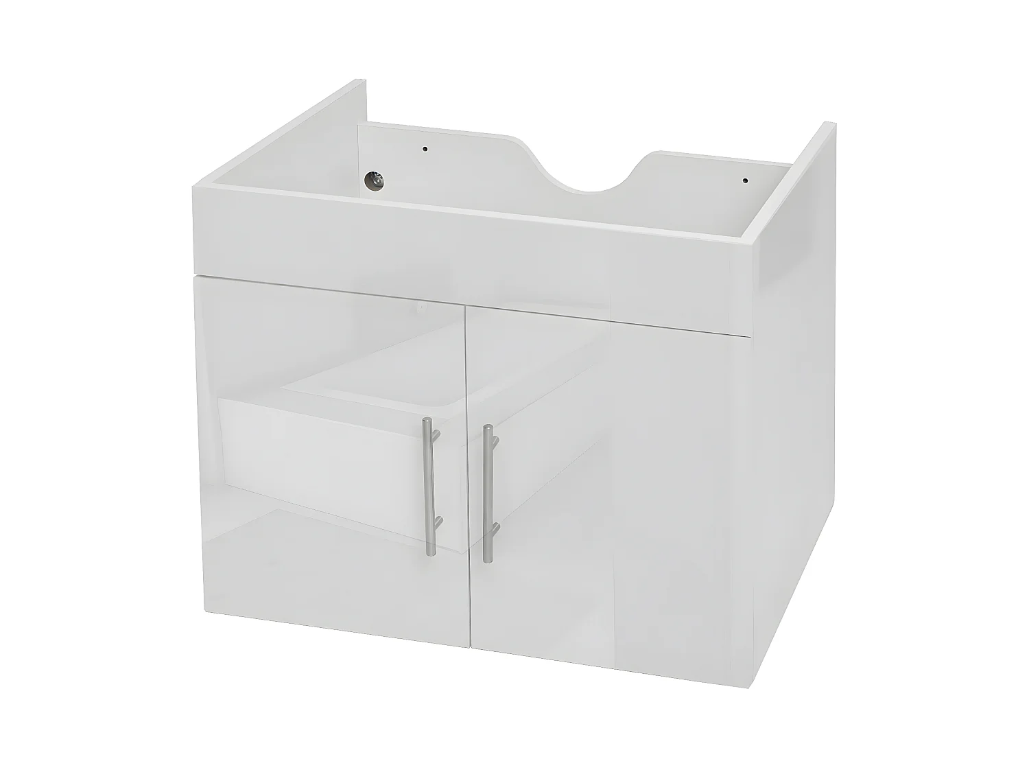 Meuble sous-lavabo MCW-D16,  gris