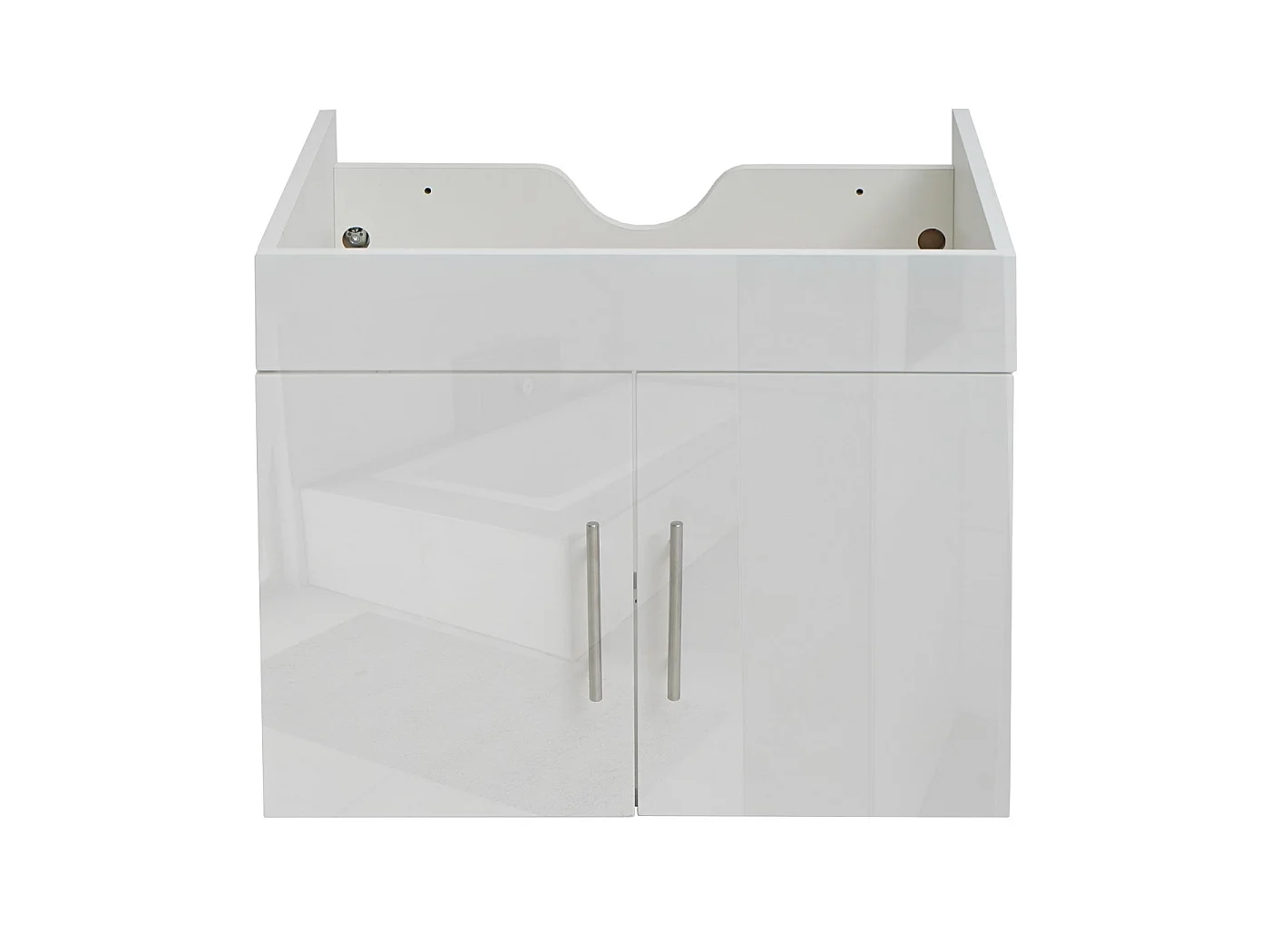 Meuble sous-lavabo MCW-D16,  blanc