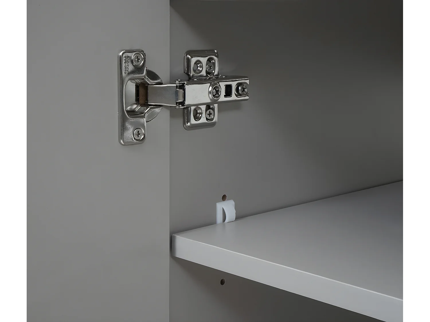 Meuble sous-lavabo MCW-D16,  gris