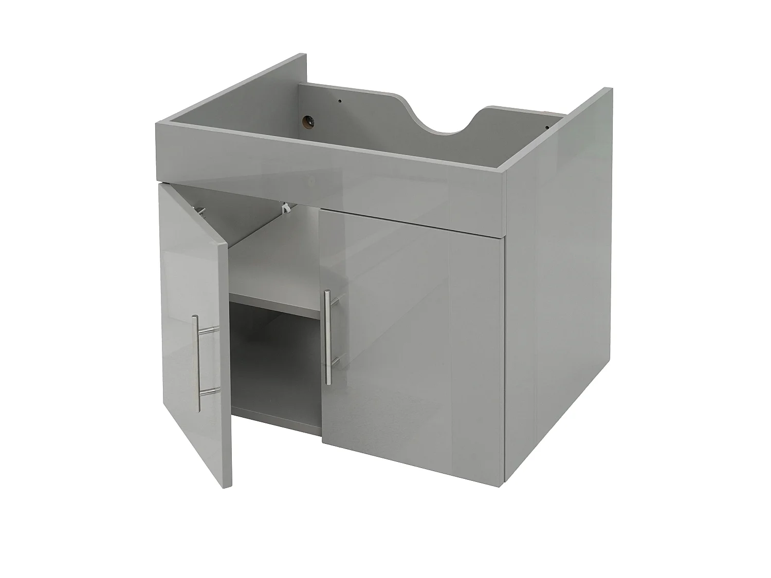 Meuble sous-lavabo MCW-D16,  gris