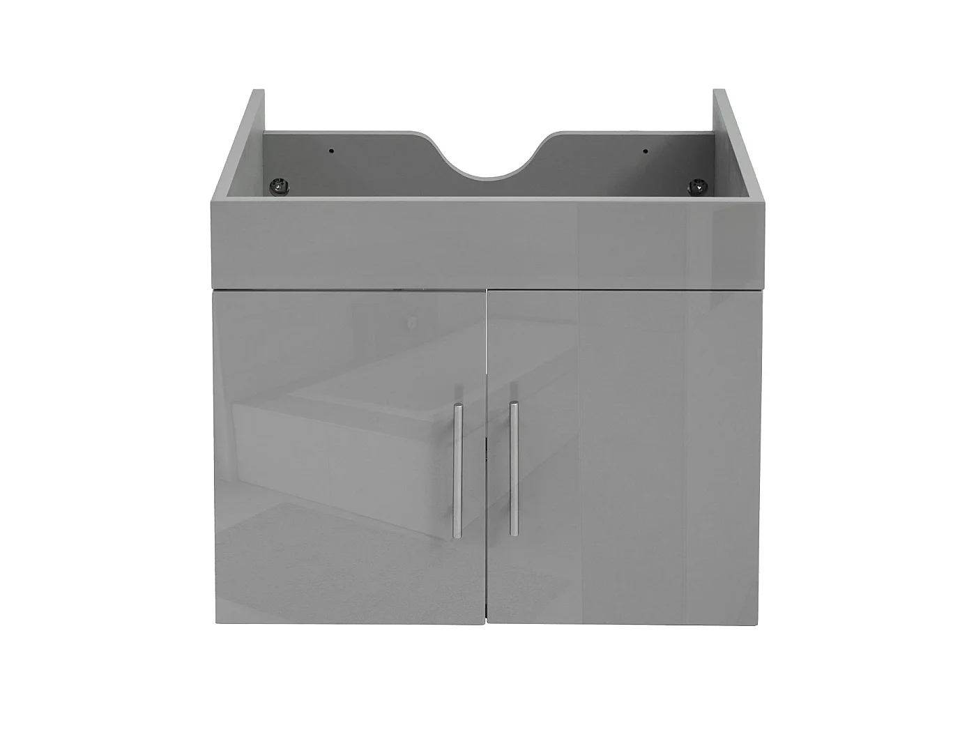 Meuble sous-lavabo MCW-D16,  gris
