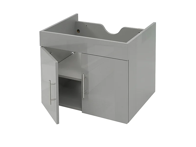 Meuble sous-lavabo MCW-D16,  gris