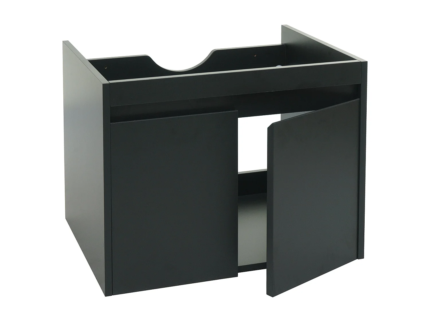 Wastafelonderkast MCW-L86,  zwart