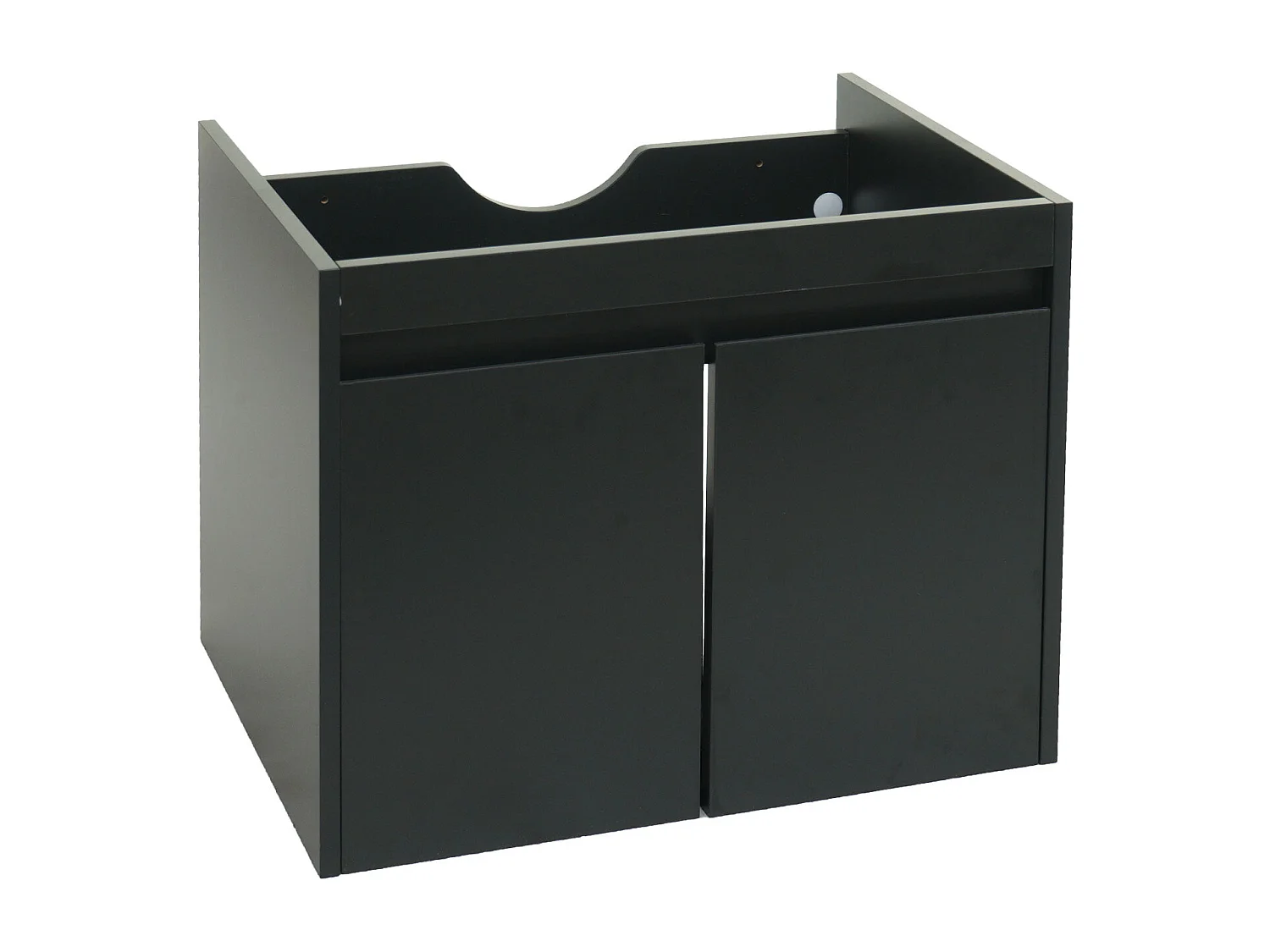 Wastafelonderkast MCW-L86,  zwart