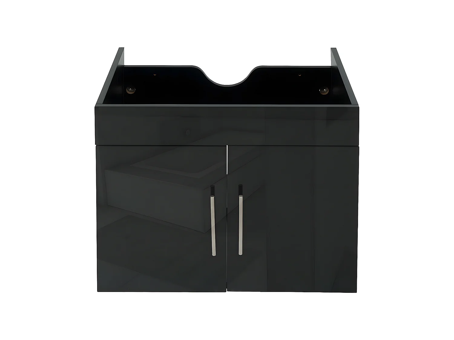 Mueble bajo lavabo MCW-D16,  negro