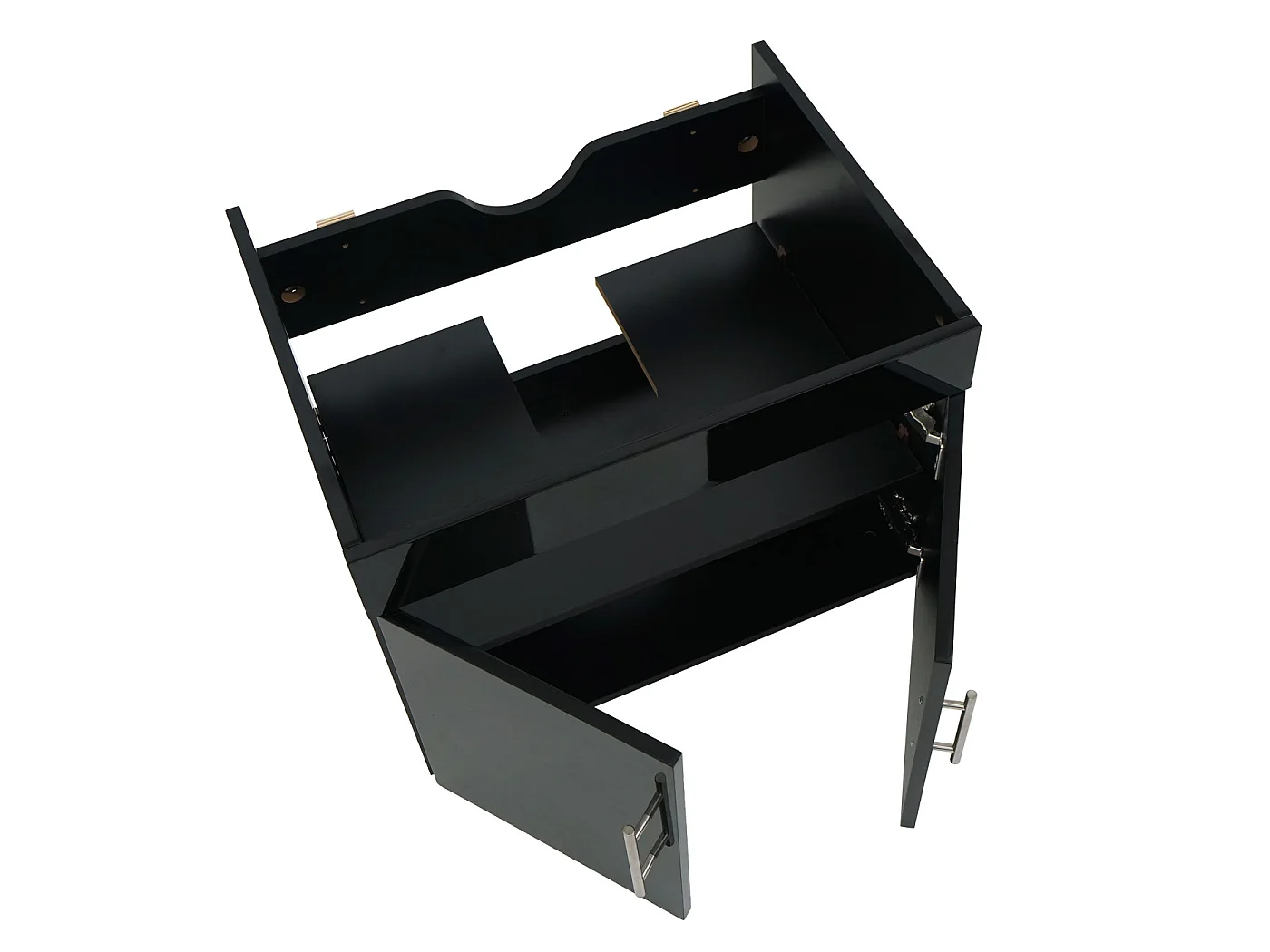 Mueble bajo lavabo MCW-D16,  negro