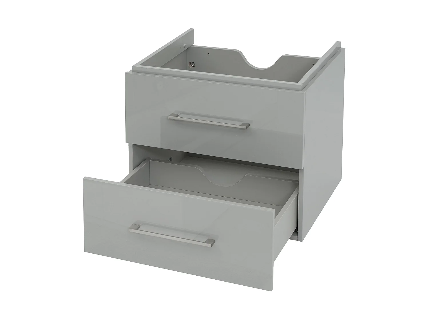 Móvel de lavatório Premium MCW-D16,  cinzento