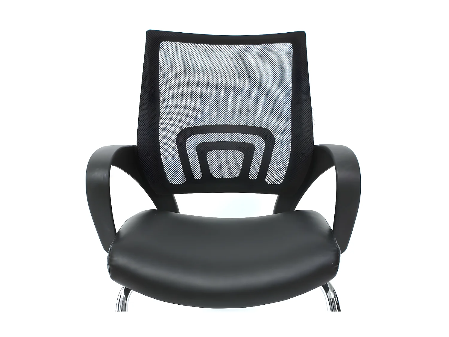 Sillón de conferencia Afragola (juego de 2),  negro