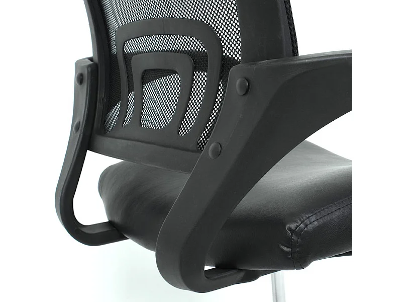 Siège de conférence Afragola (lot de 2),  noir