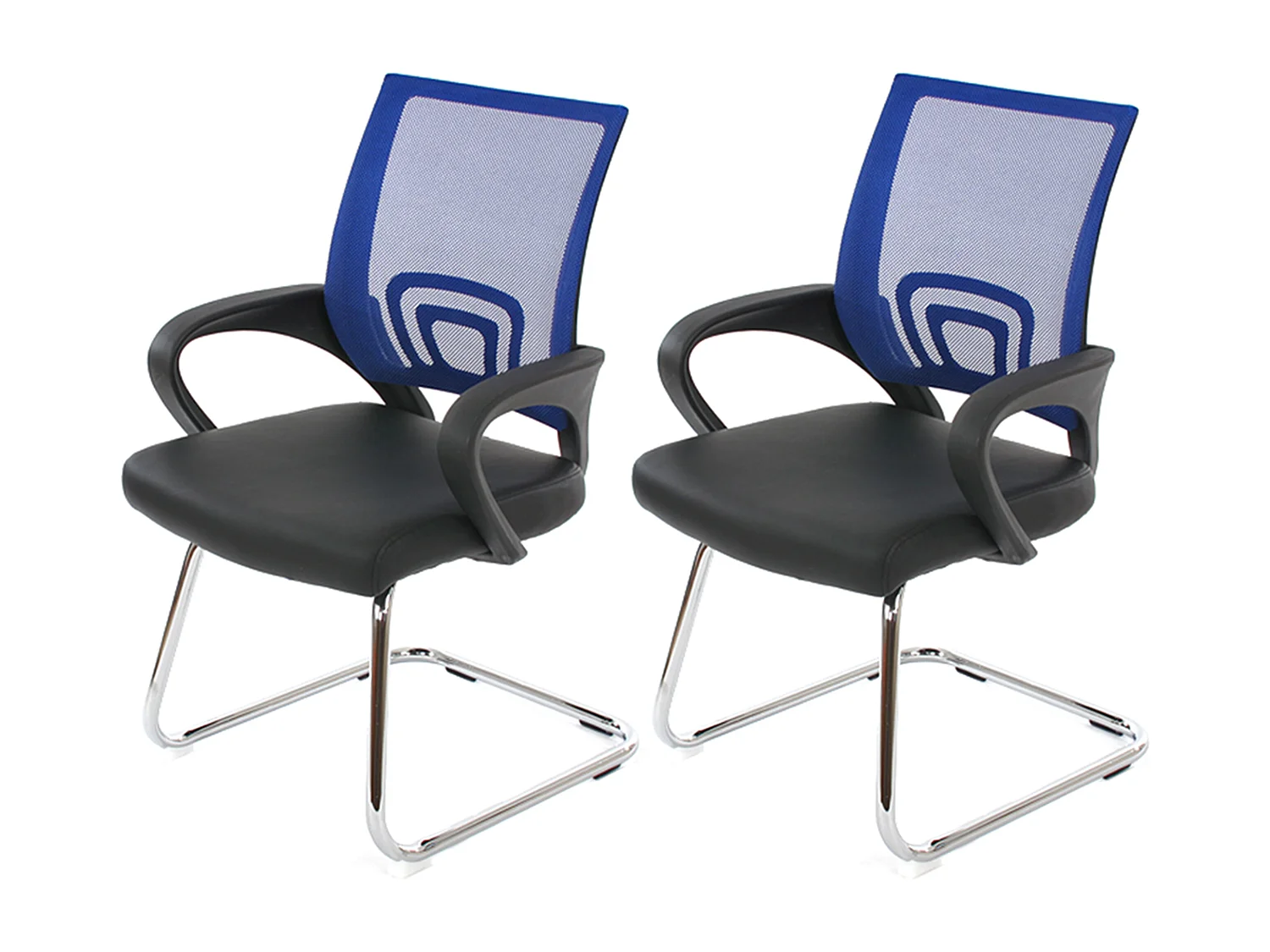 Siège de conférence Afragola (lot de 2),  bleu