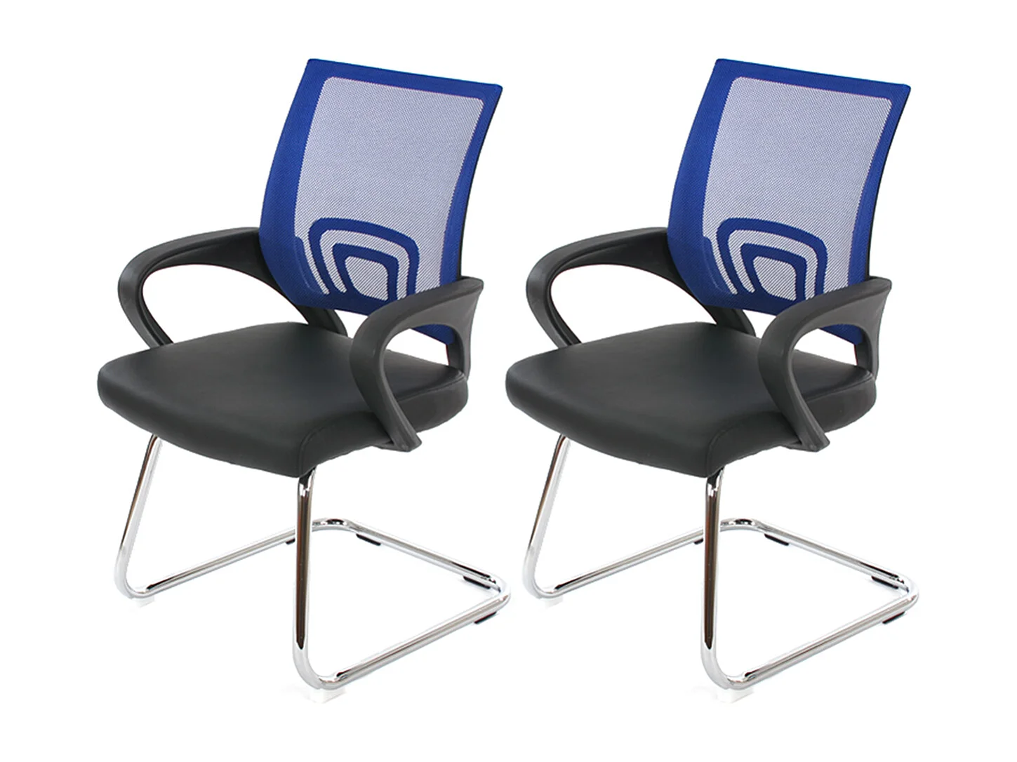 Siège de conférence Afragola (lot de 2),  bleu