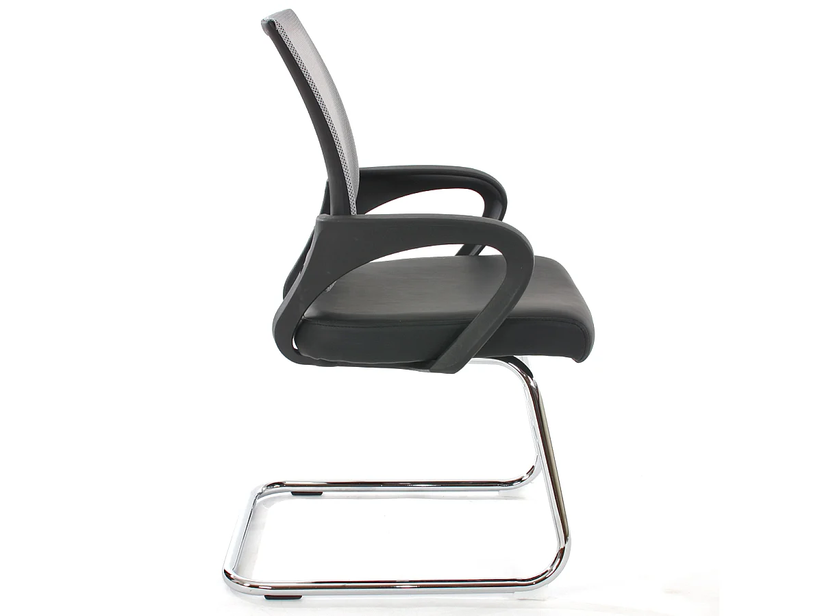 Conferentiestoel Afragola (set van 2),  grijs