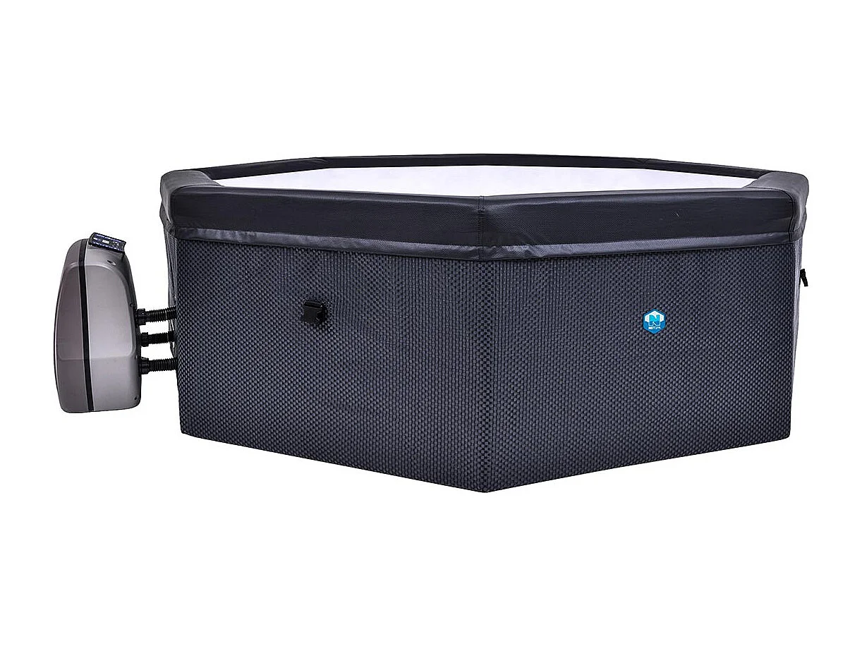 Spa Netspa Octopus ottagonale semirigida 4+2 posti - Riscaldatore/Filtro portatile - Volume 1000l 193x73cm - Modèle 2022