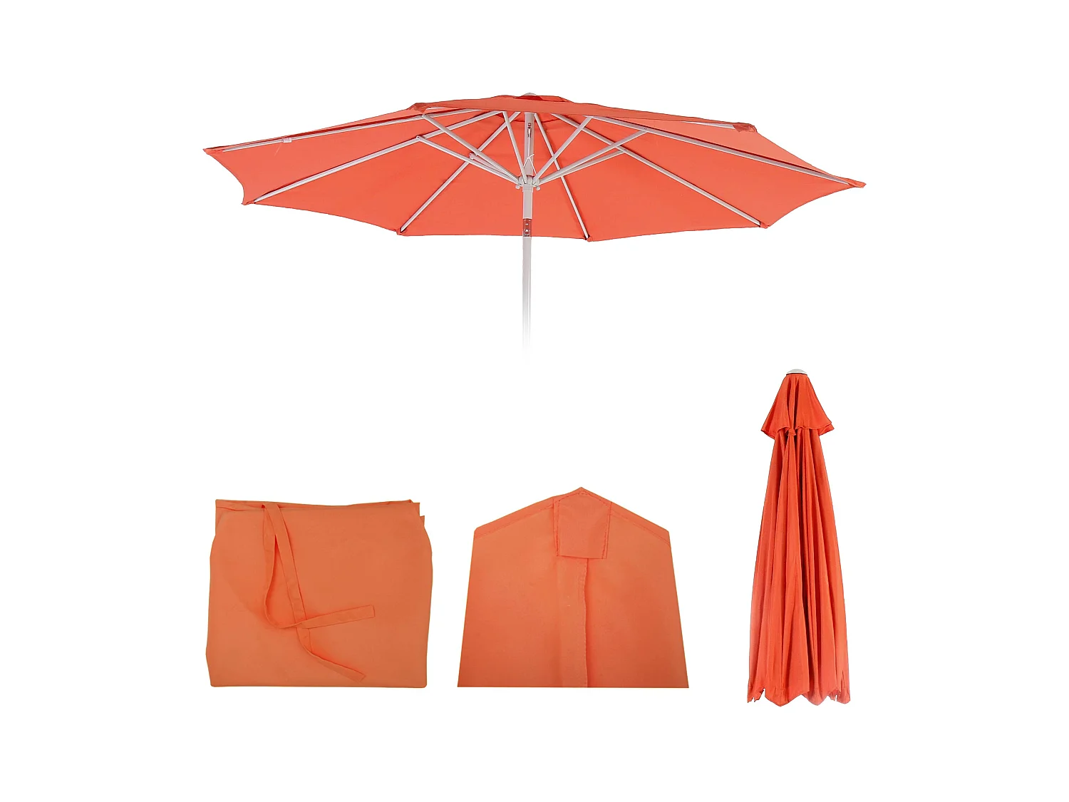 Toile de rechange pour parasol Asti I,  terracotta