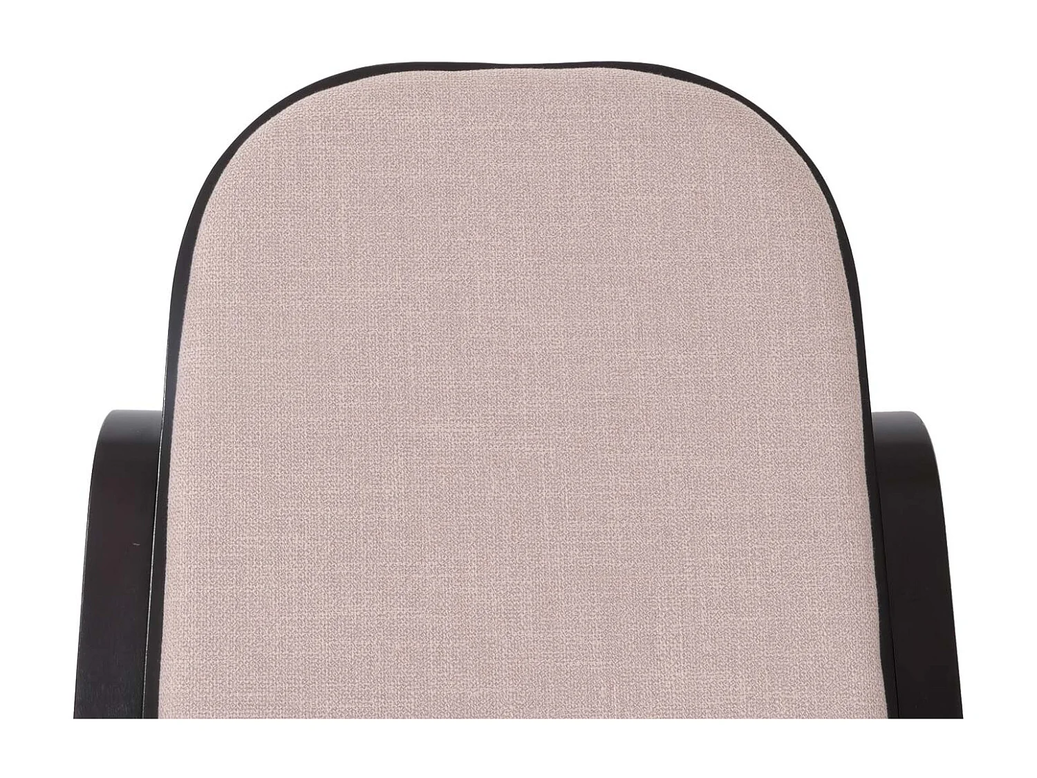 Schommelstoel Gallarate,  walnoot look, stof/textiel beige