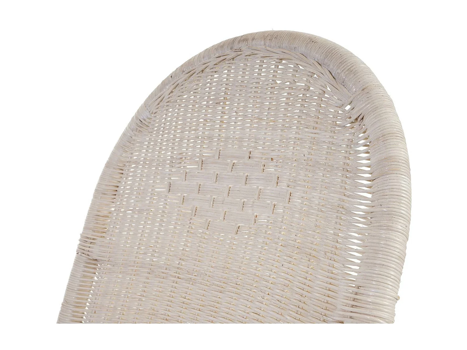 Fauteuil à bascule Queluz,  rembourrage crème