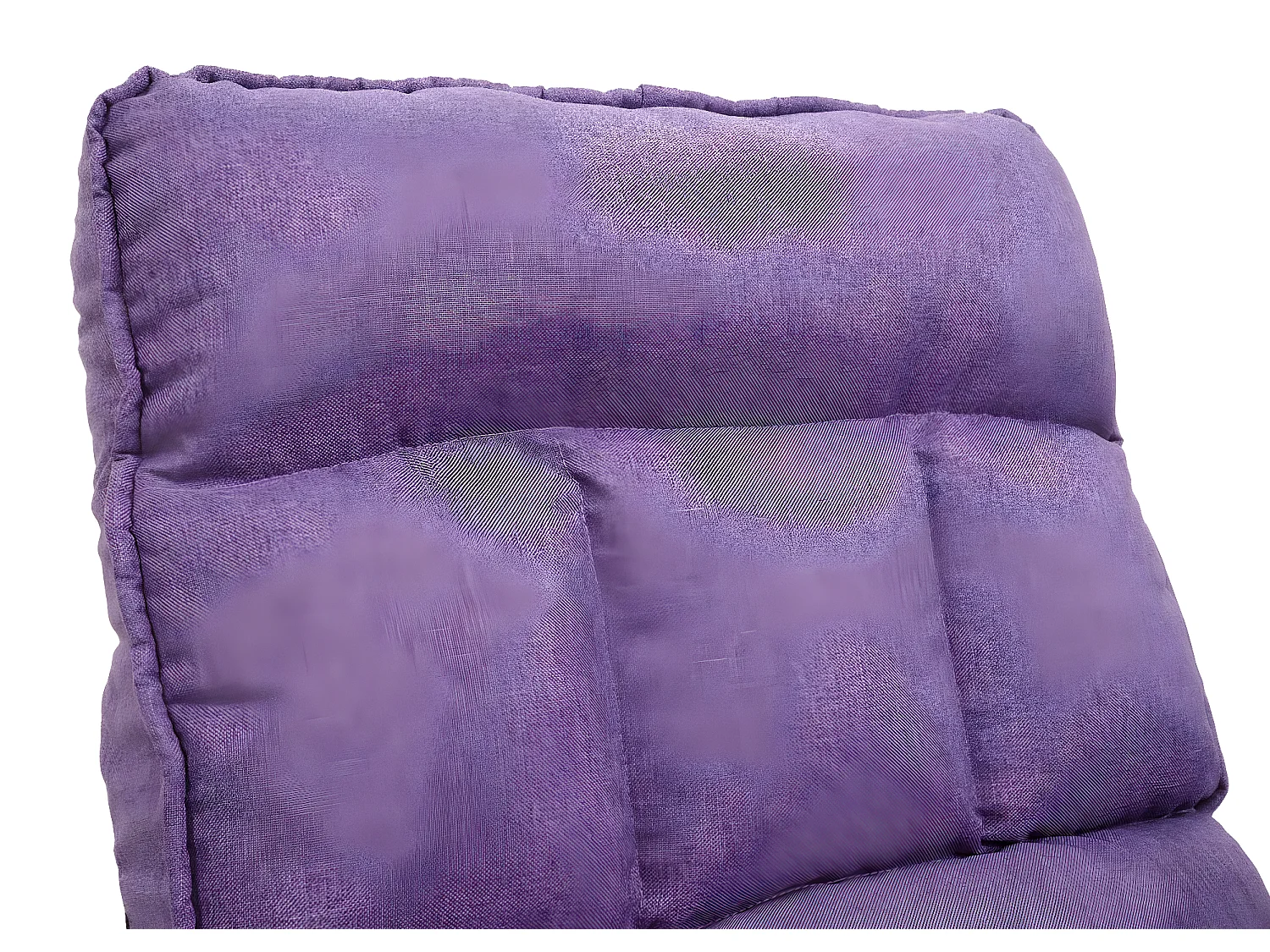 Fauteuil à bascule MCW-K40,  tissu/textile lilas mauve