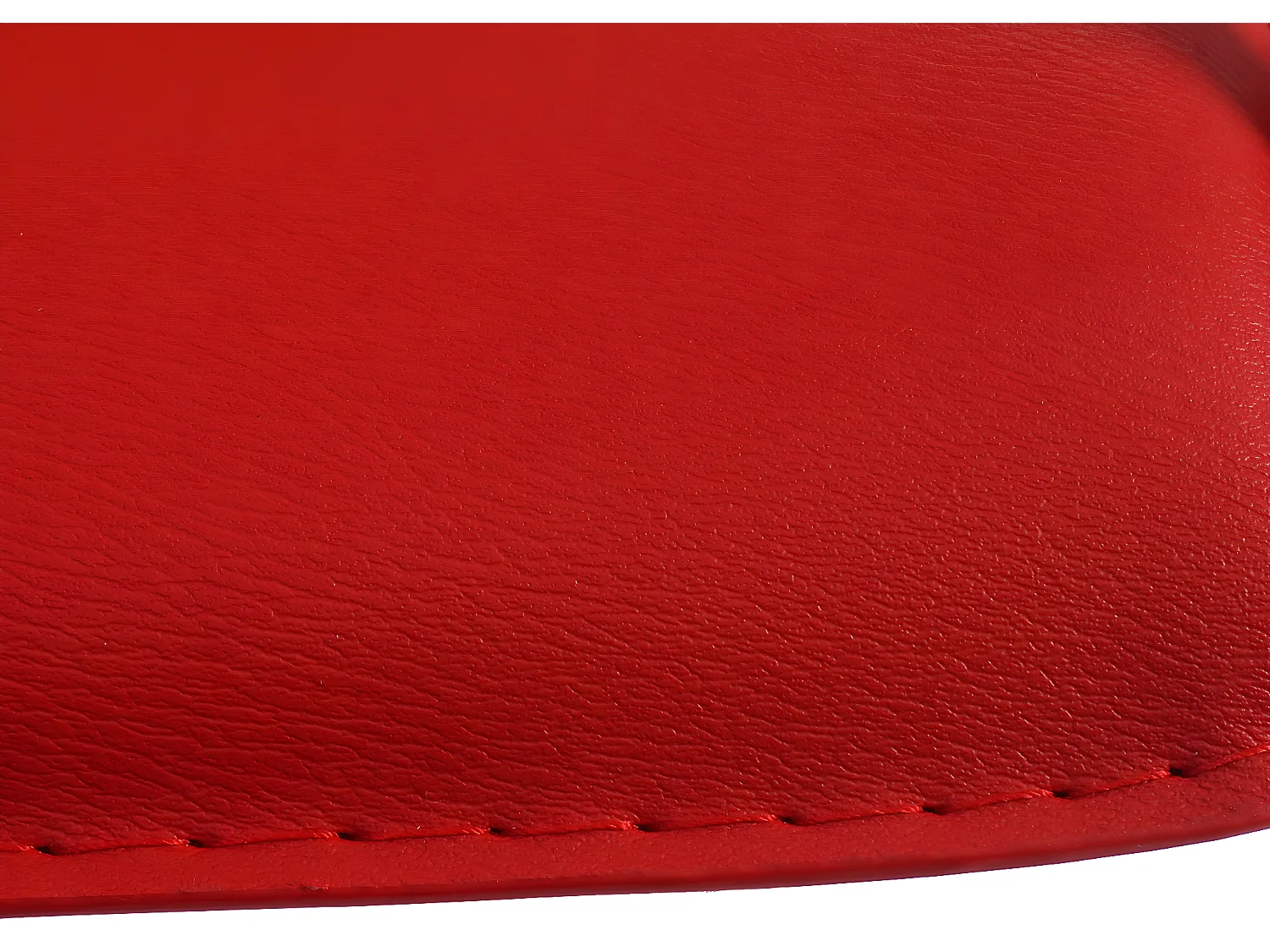 Set 2x sedie ufficio sala attesa studio a slitta Samara acciaio 56x56x93cm rosso