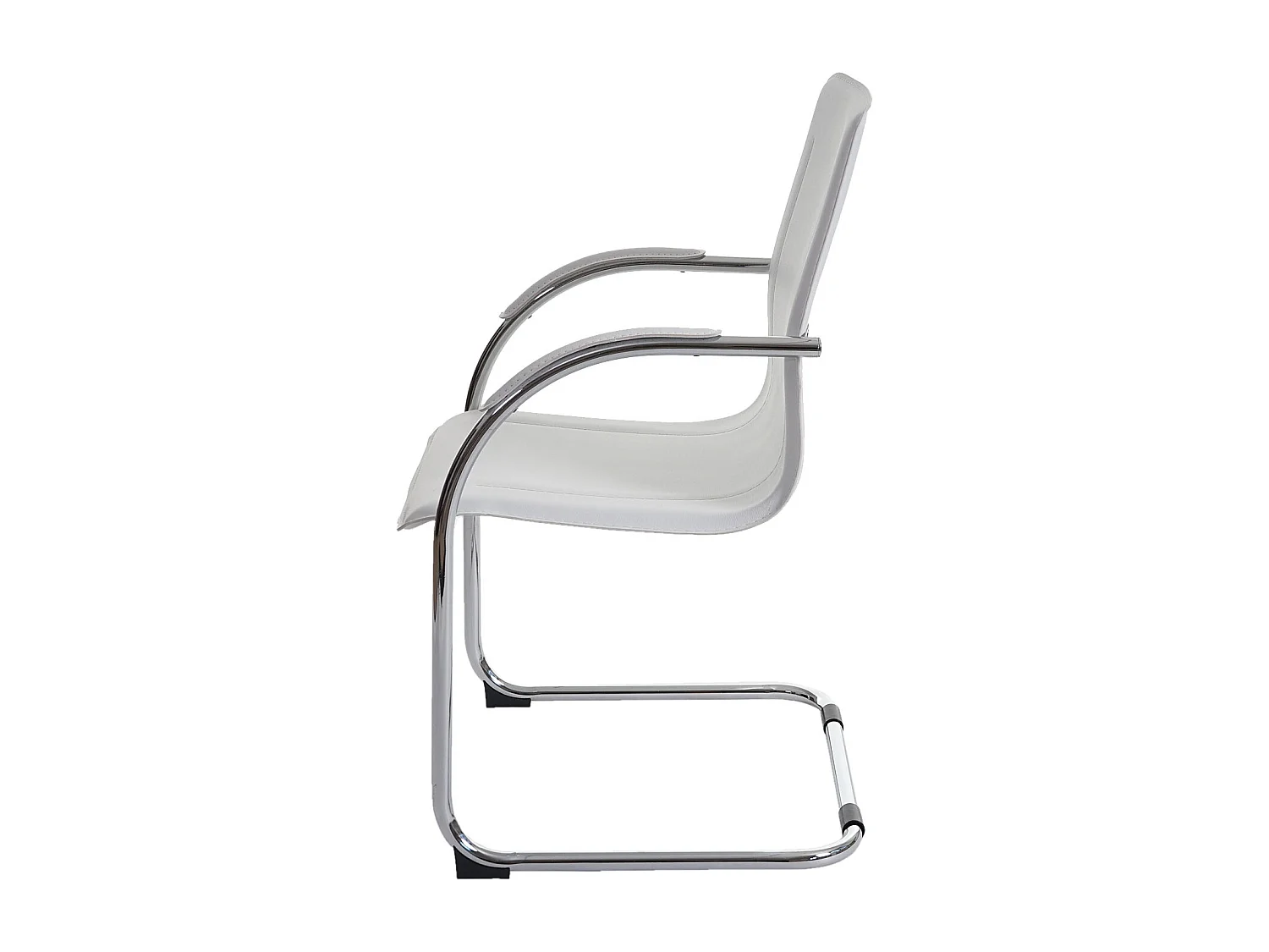 Konferenzstuhl Perm (2er-Set), Weiß