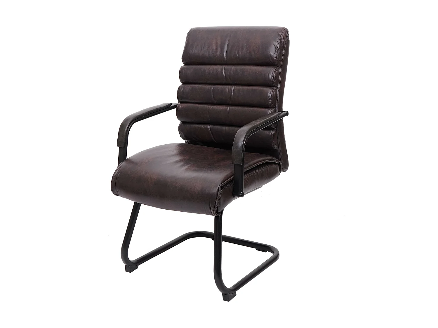 Conferentiestoel MCW-H31,  kunstleer bruin