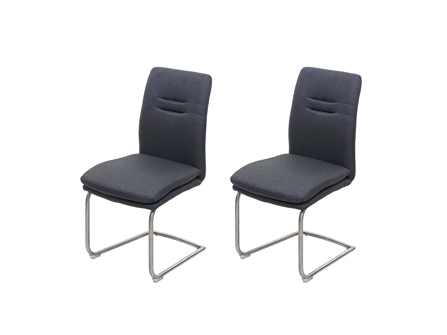 Krzesło do jadalni MCW-H70 (zestaw 2 sztuk),  ciemnoszary