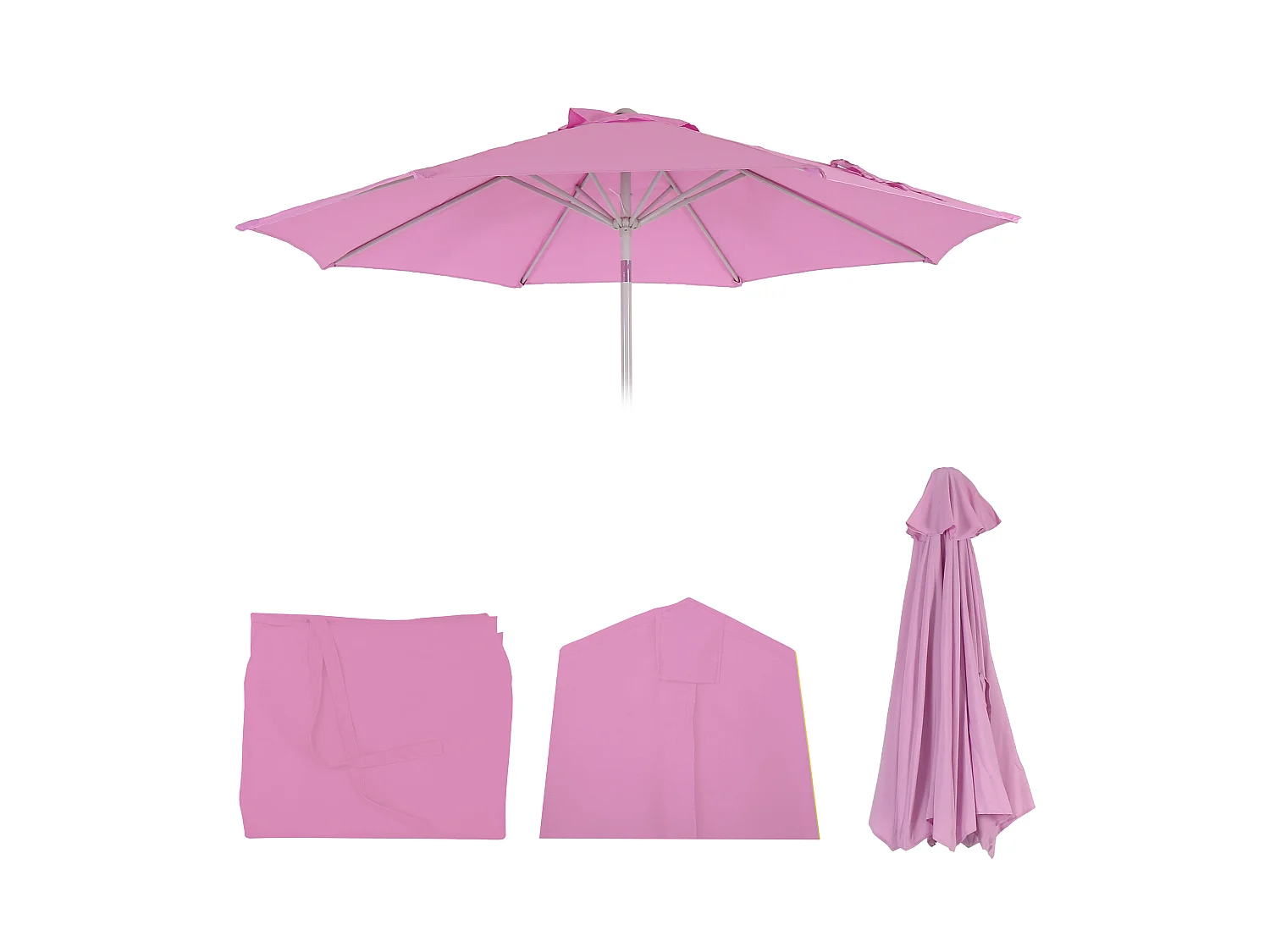 Toile de rechange pour parasol Asti II,  lilas