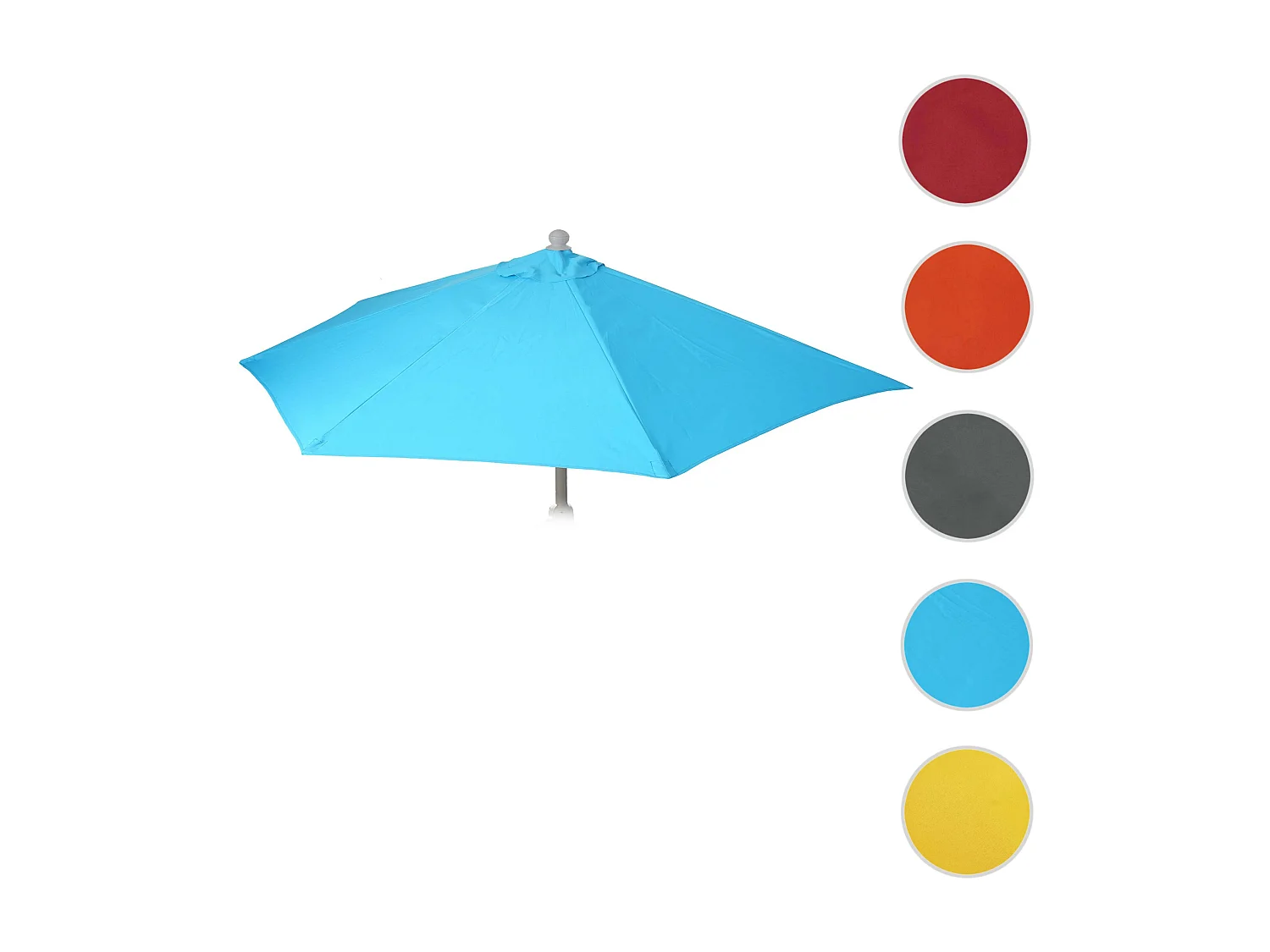 Hoes voor halfronde Lorca parasol,  turquoise