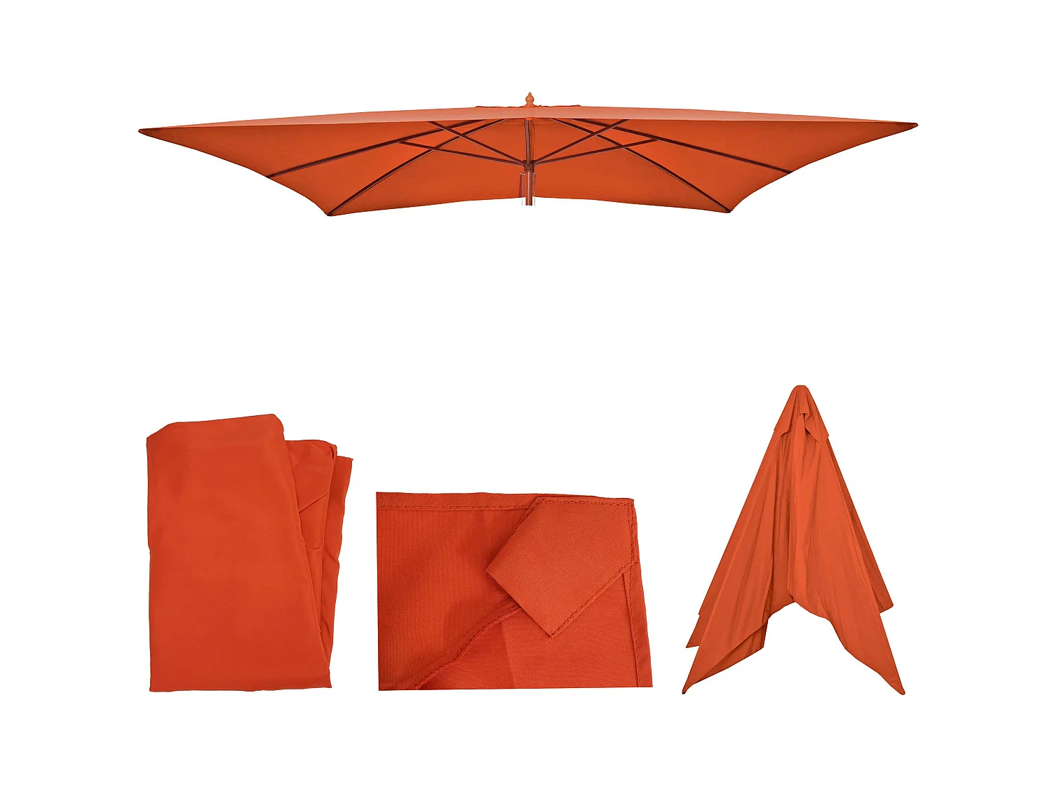 Toile de rechange pour parasol Lisbonne I,  terracotta