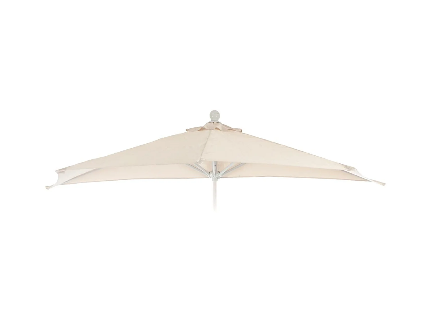 Toile de rechange Parasol semi-circulaire Lorca,  crème