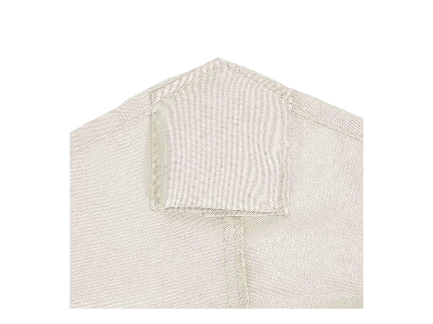 Toile de rechange Parasol semi-circulaire Lorca,  crème