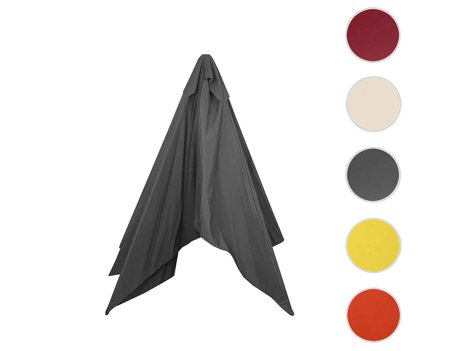 Vervangende hoes voor Lisbon III parasol,  antraciet