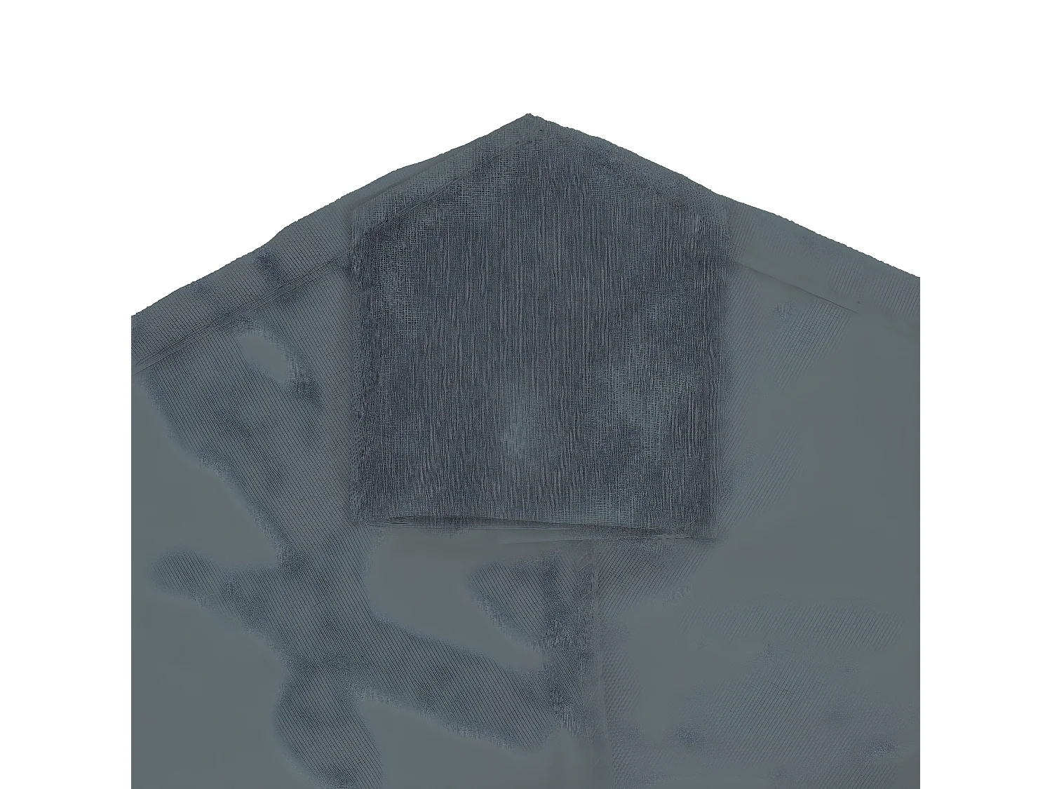 Telo copertura di ricambio per ombrellone da parete semicircolare Parla 135x260cm antracite