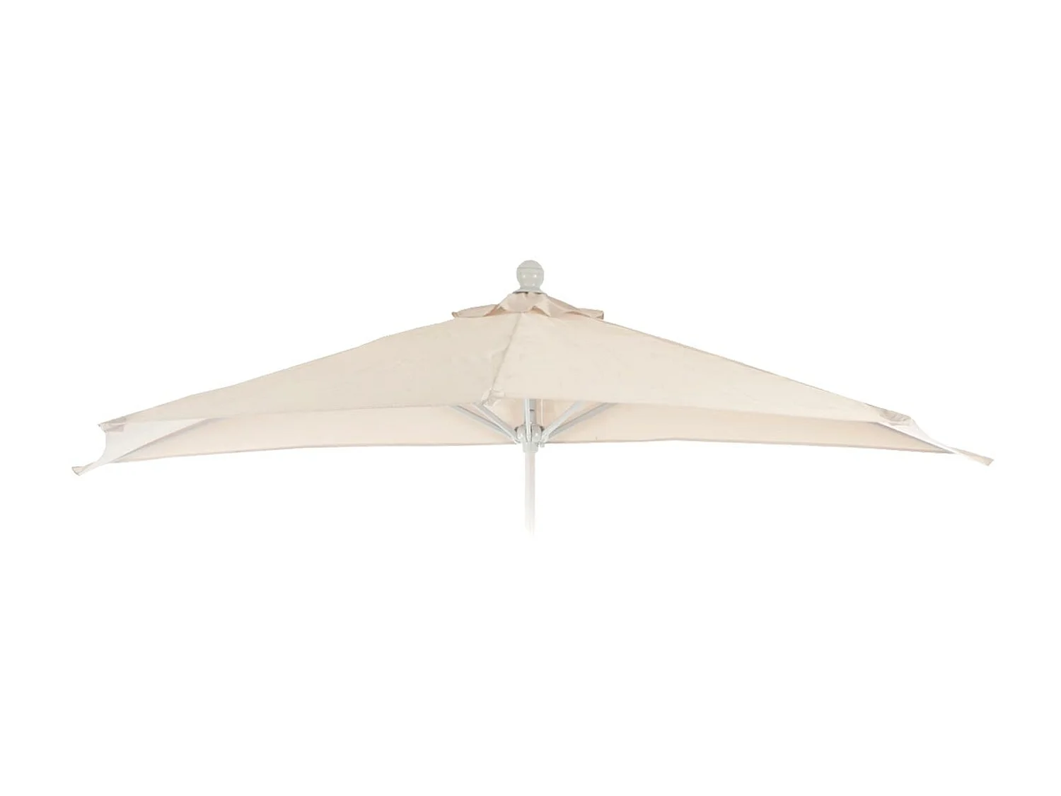 Housse pour parasol semi-circulaire Lorca,  crème